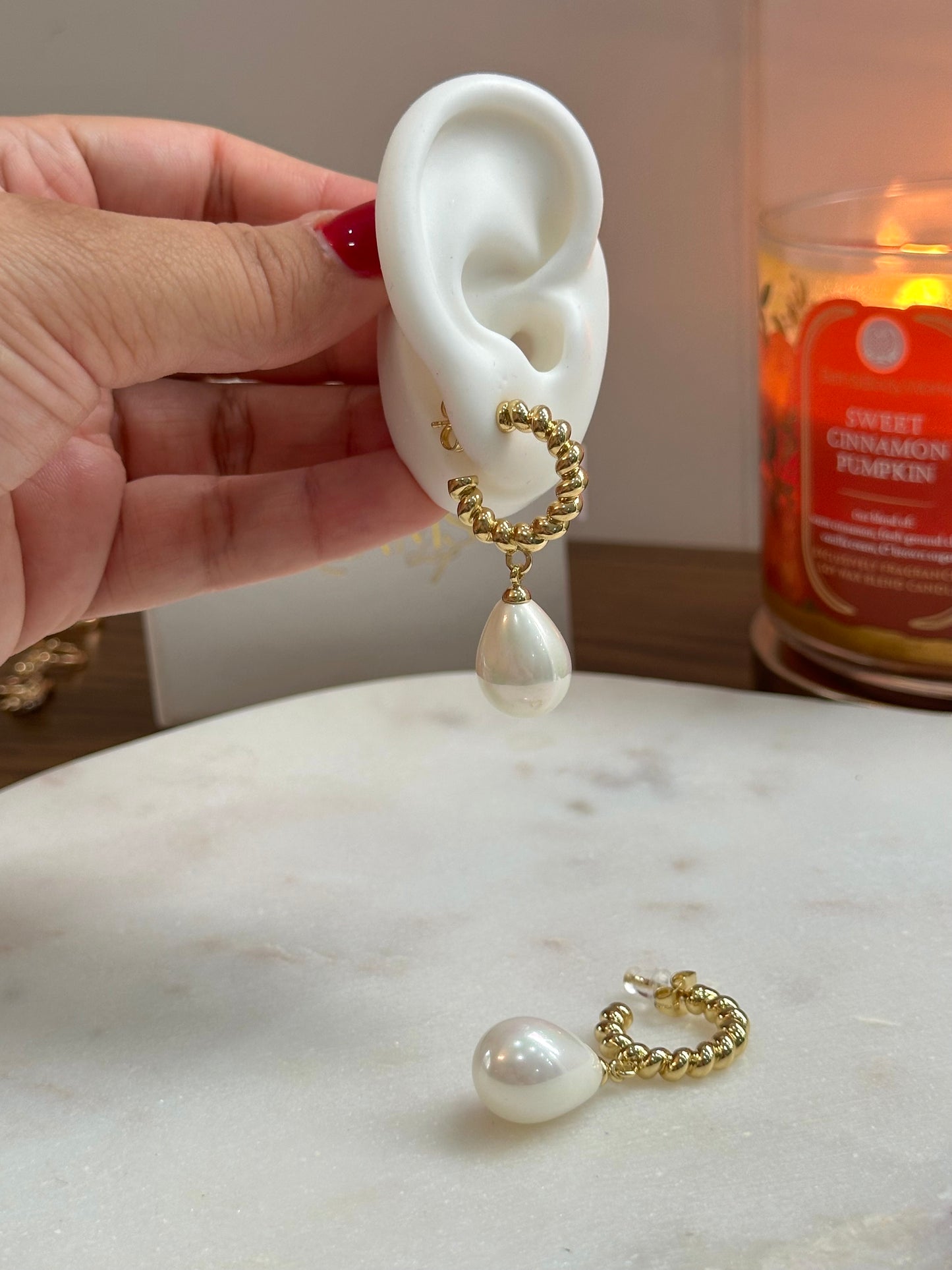 Pearl Glow - Aretes
