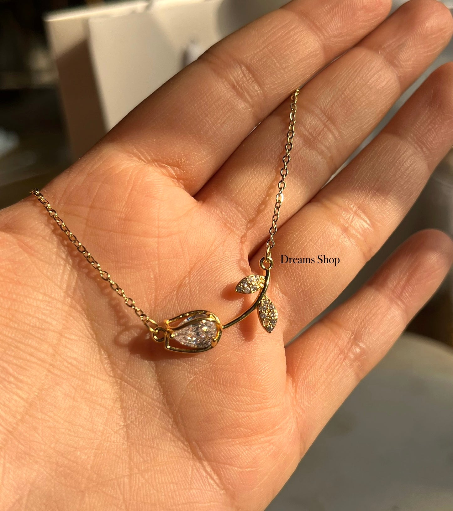 Collar Tulipán Radiante Gold