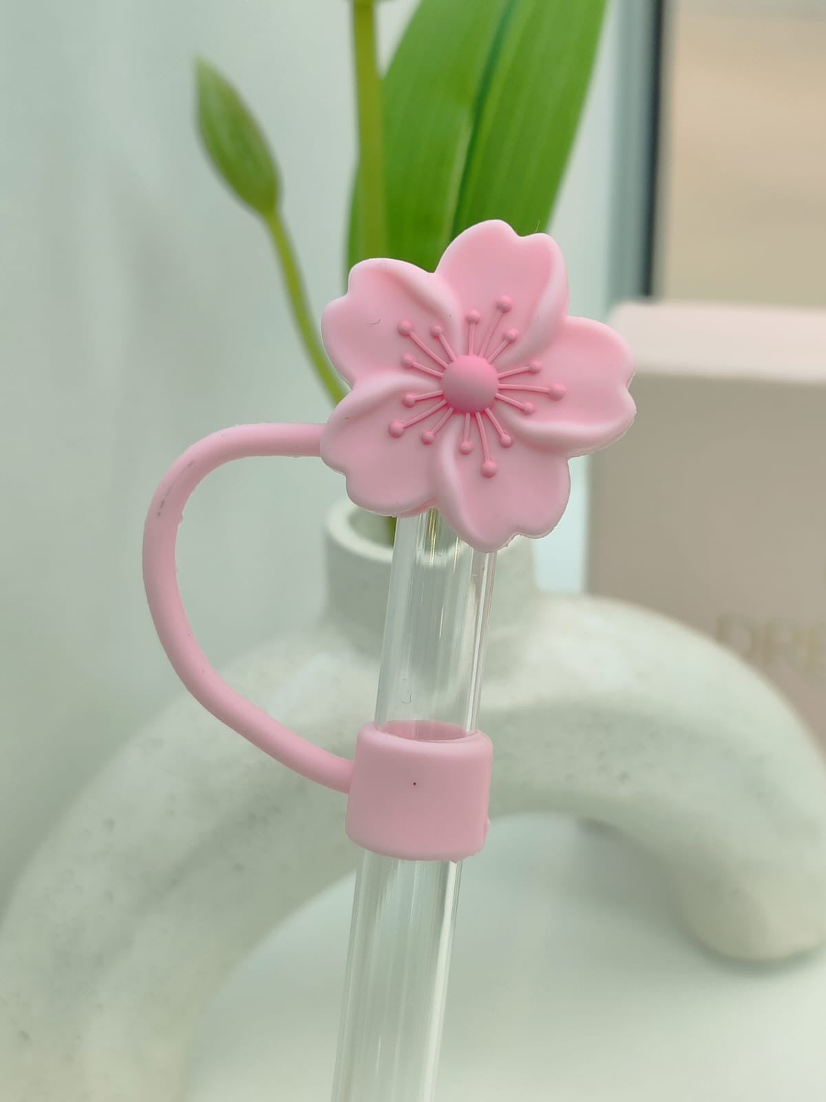Protector de Pajilla - Tema: Medicina - Flores y más.