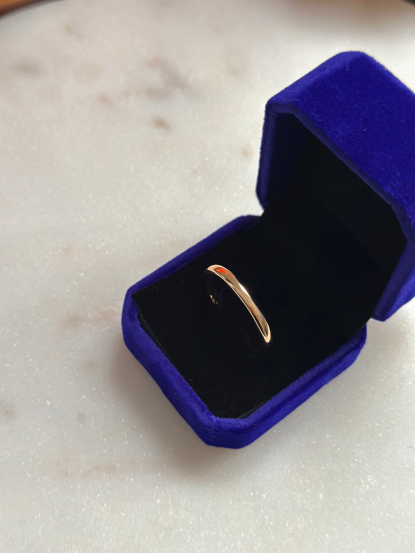 Anillo Banda Rose Gold