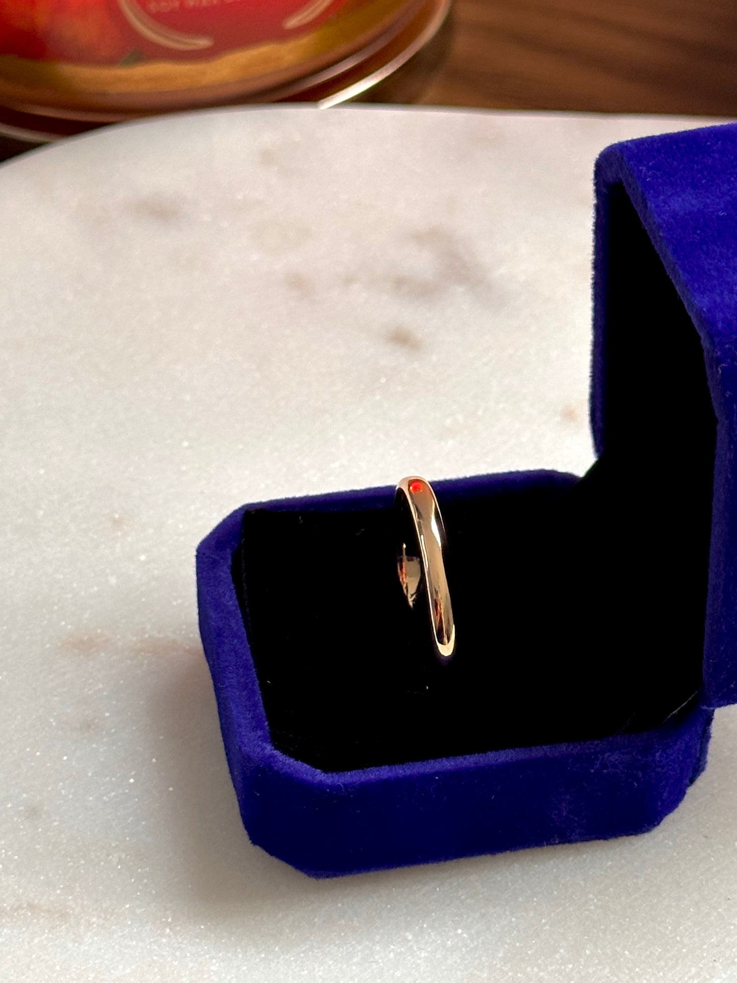 Anillo Banda Rose Gold