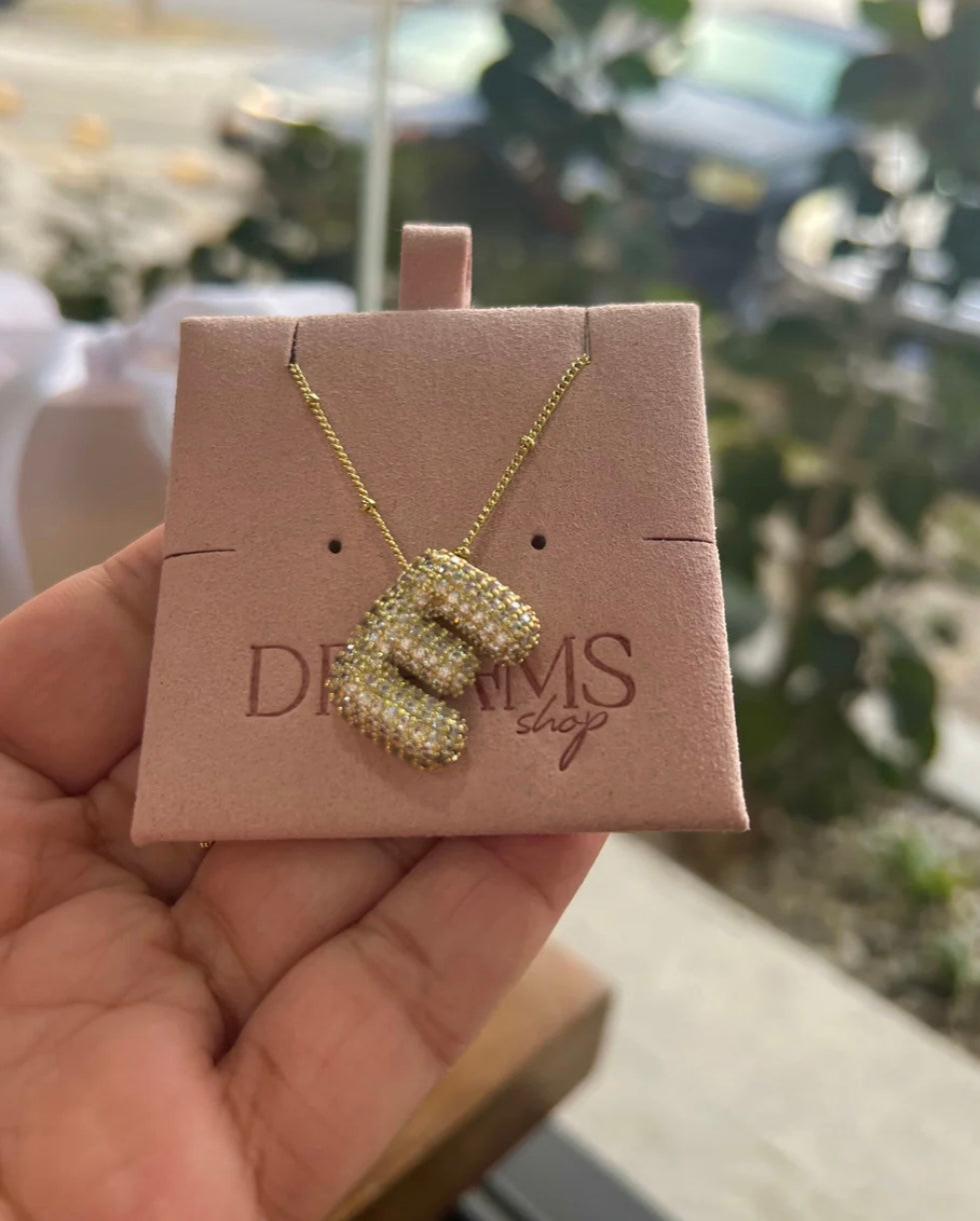 Collar Letra Bubble