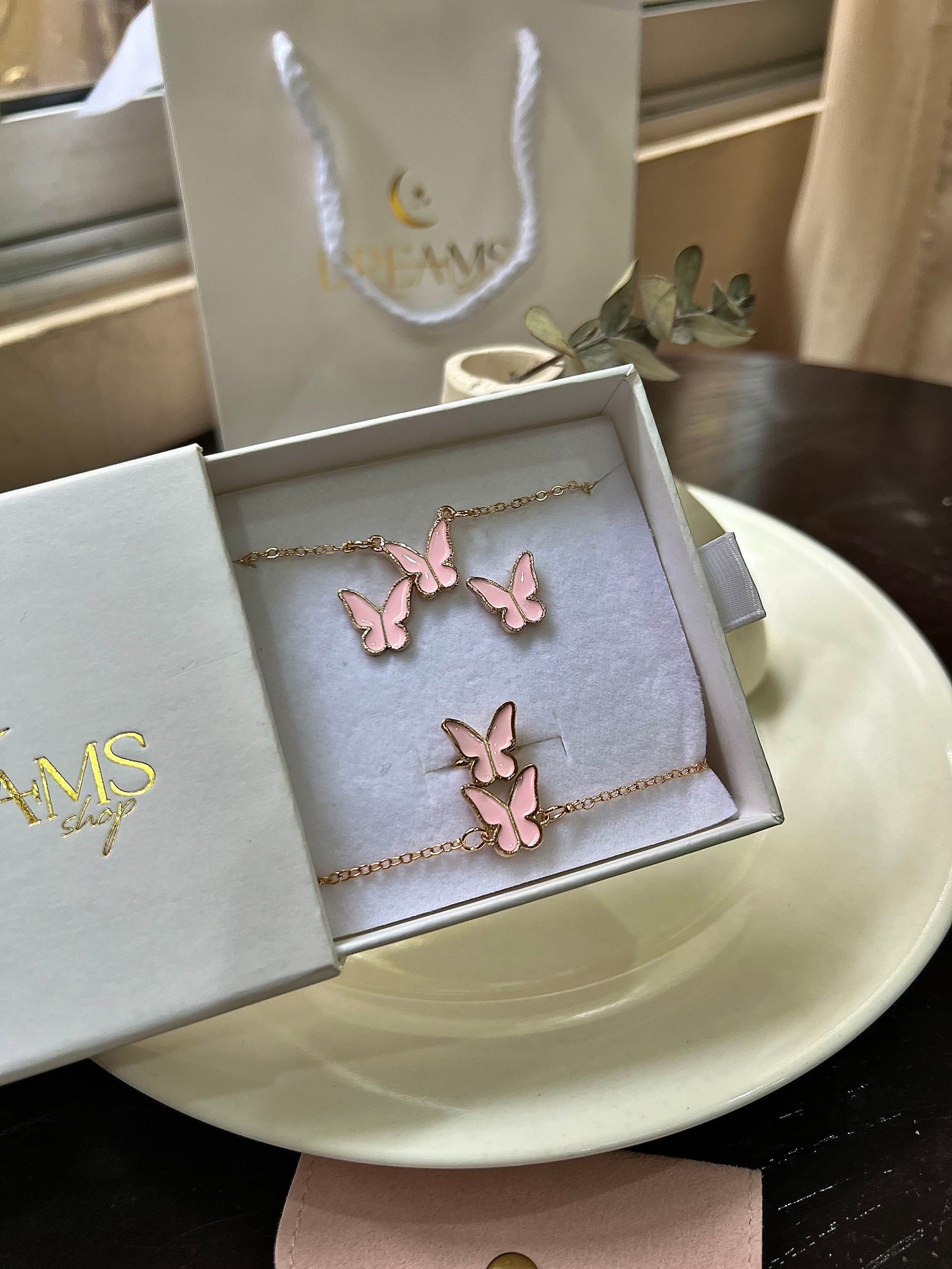 Set de Mariposas Rosa
