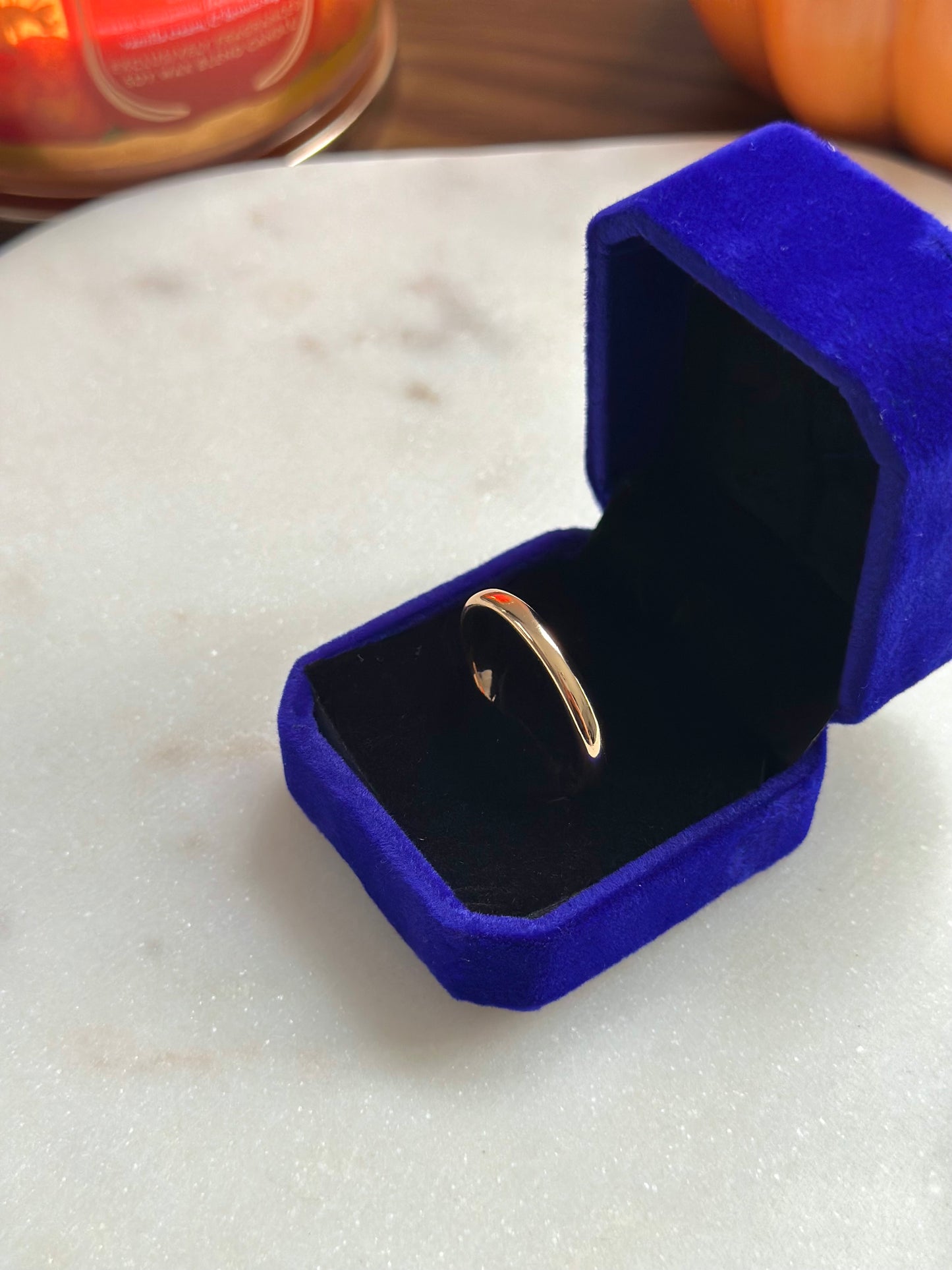 Anillo Banda Rose Gold