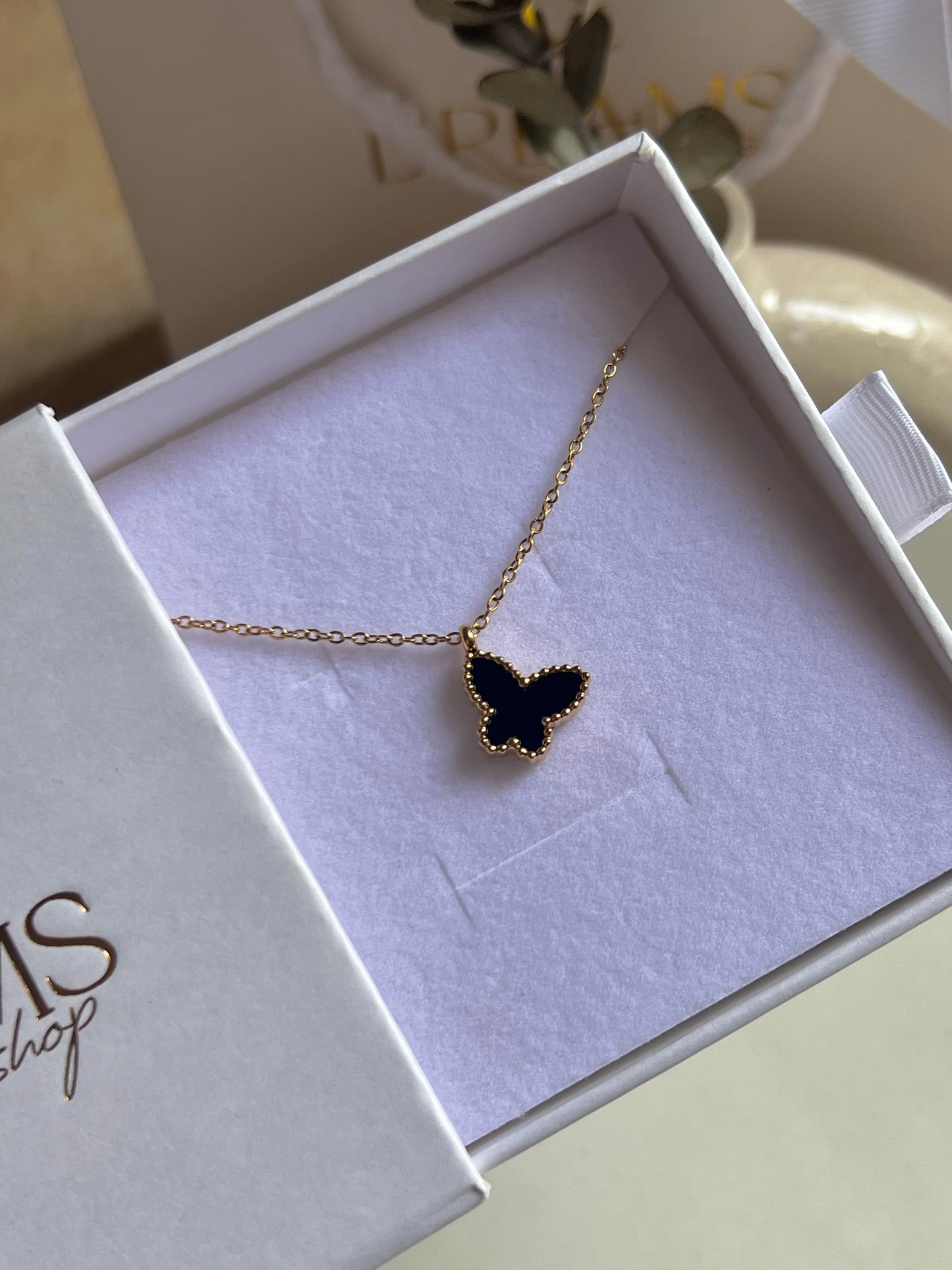 Collar Black Mariposa - Van Cleef Naturaleza