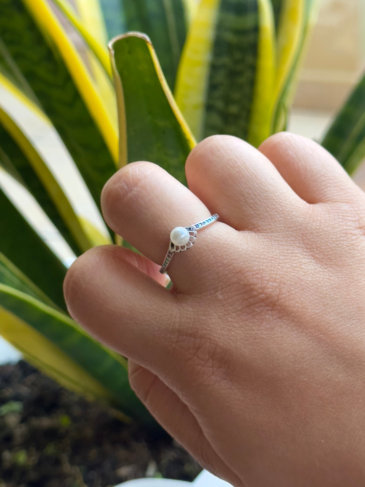 Anillo Perla de Ariel Sirenita - Disney Princesa