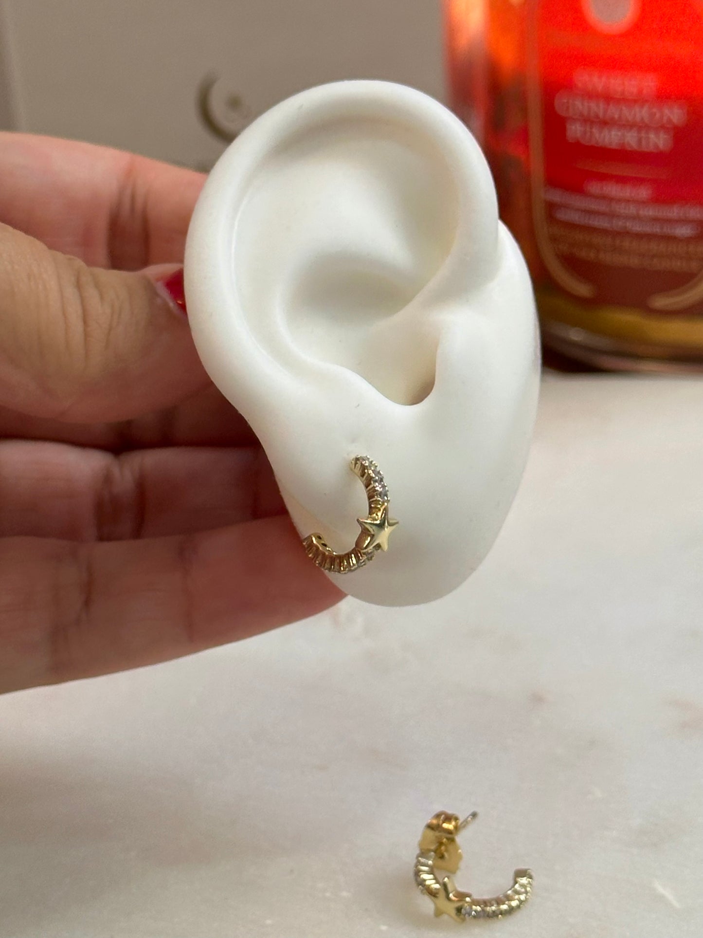 Golden Star - Aretes