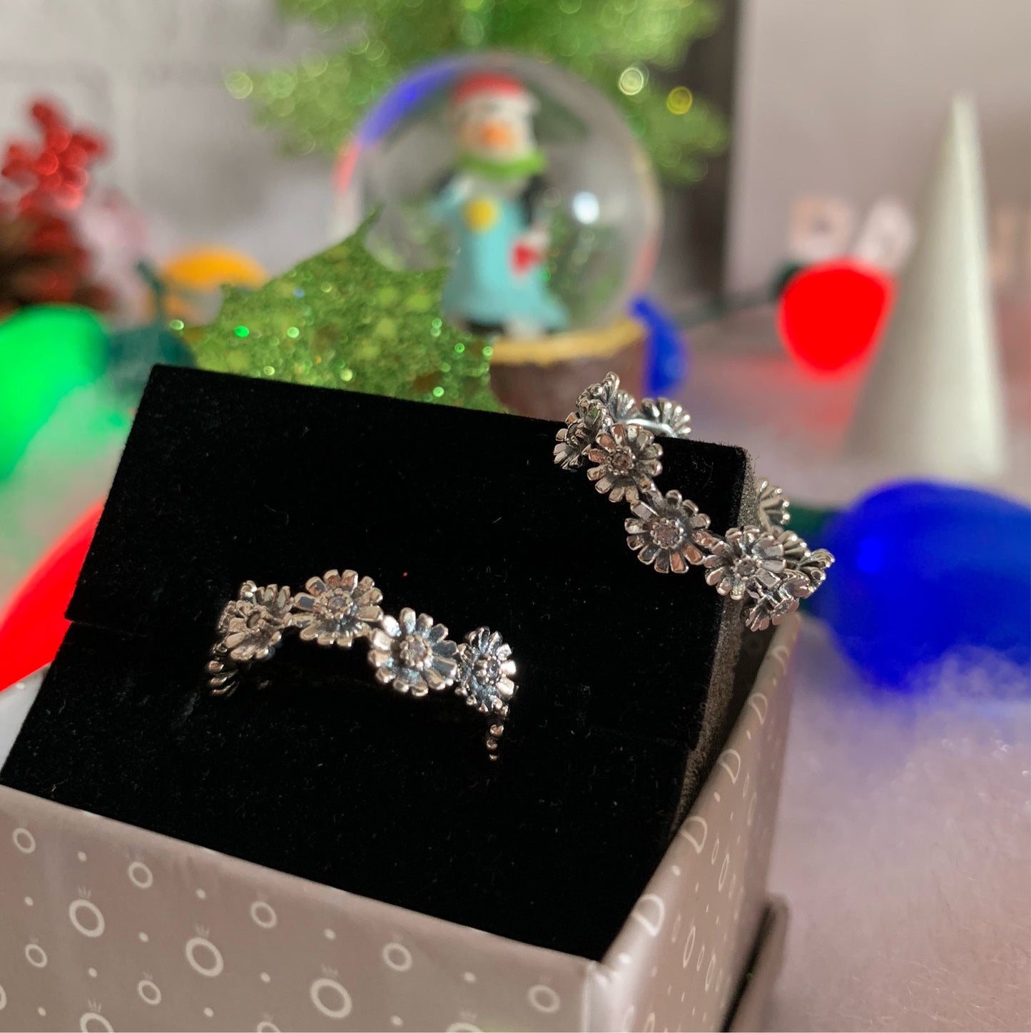 Anillo Corona de Margaritas Brillantes