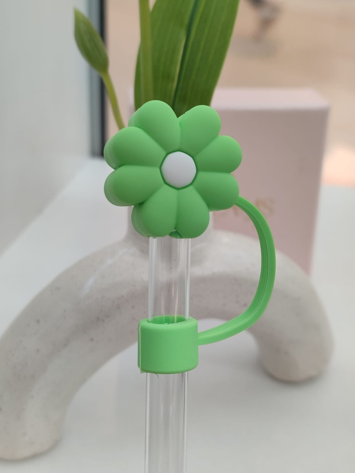 Protector de Pajilla - Tema: Medicina - Flores y más.