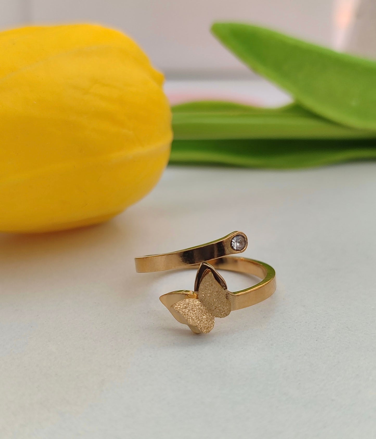 Anillo Mariposa - Ajustable Gold