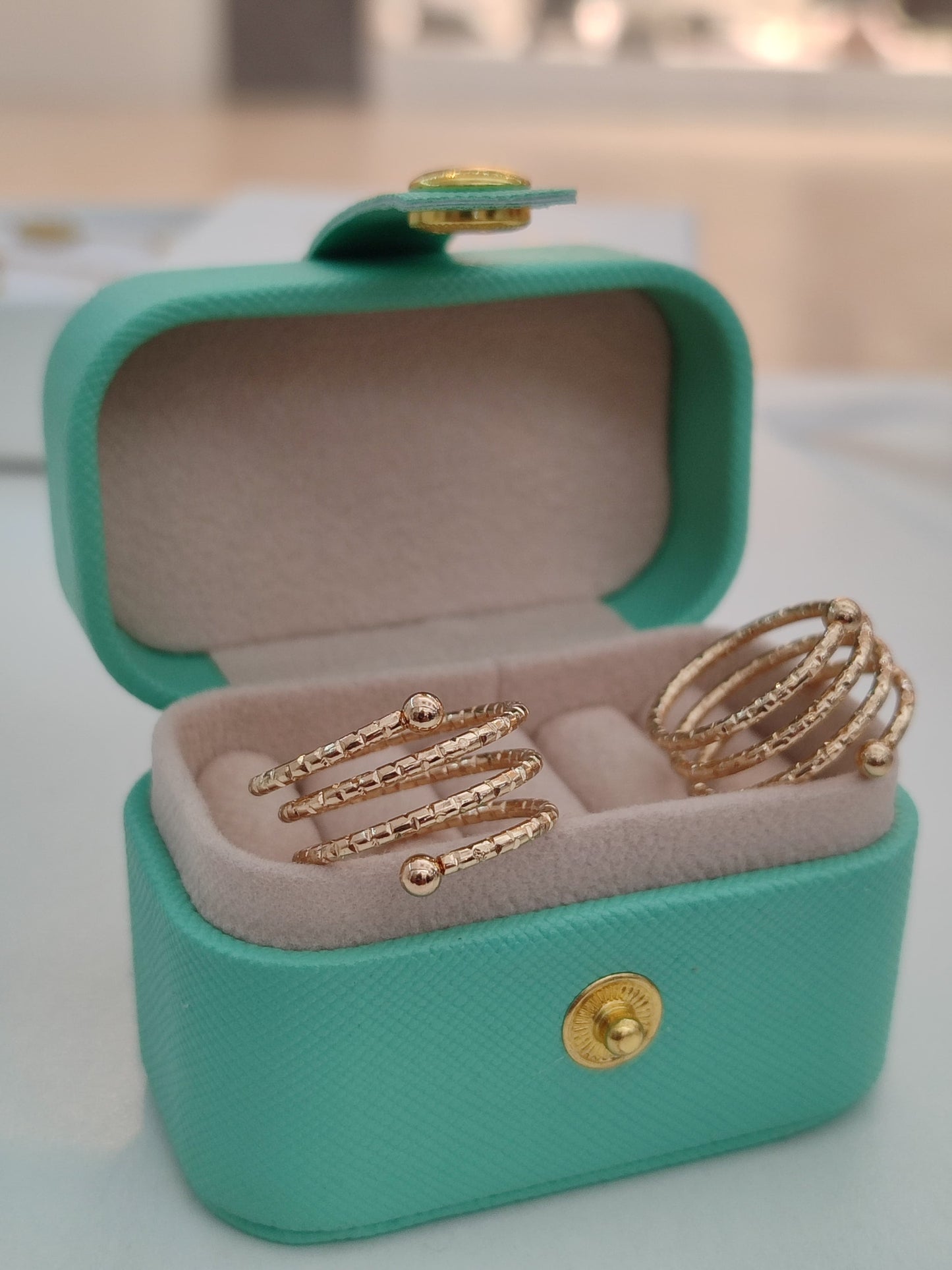 Anillo Cuádruple - Ajustable Gold