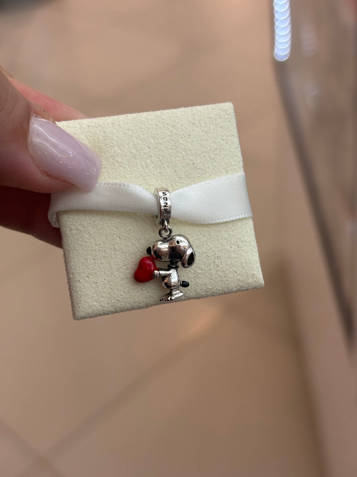 Corazón Mini Rojo - Snoopy