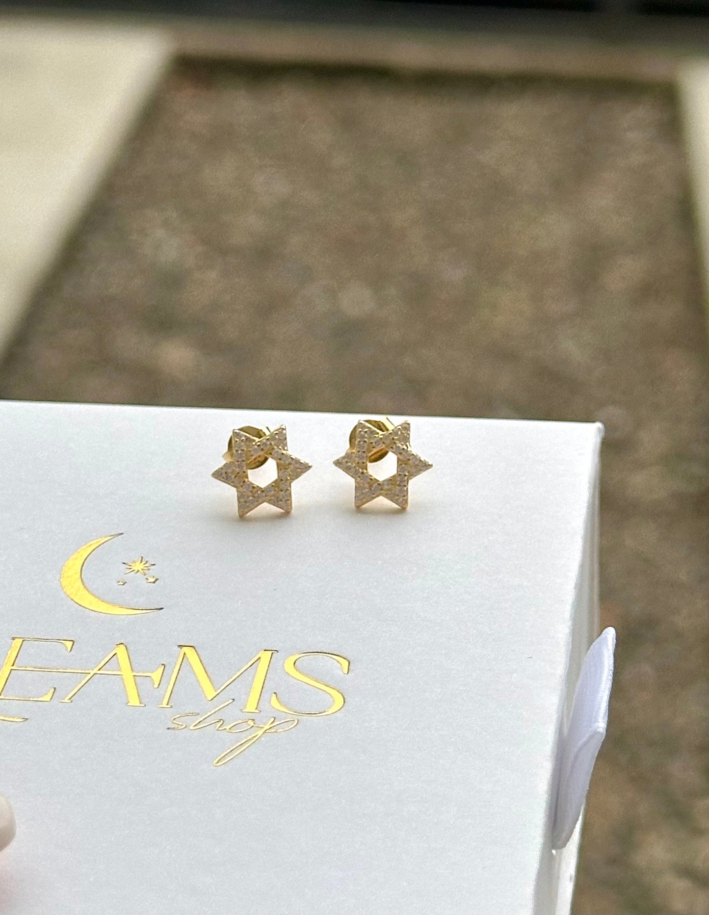 Aretes Estrella de David