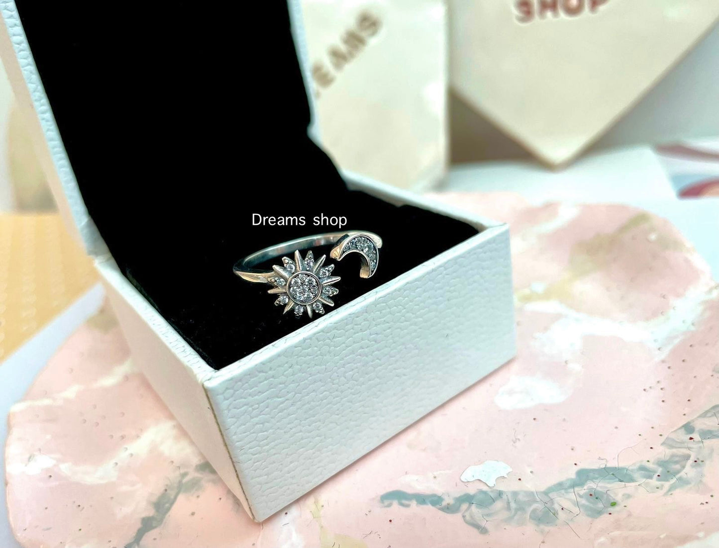 Anillo Sol y Luna - Silver