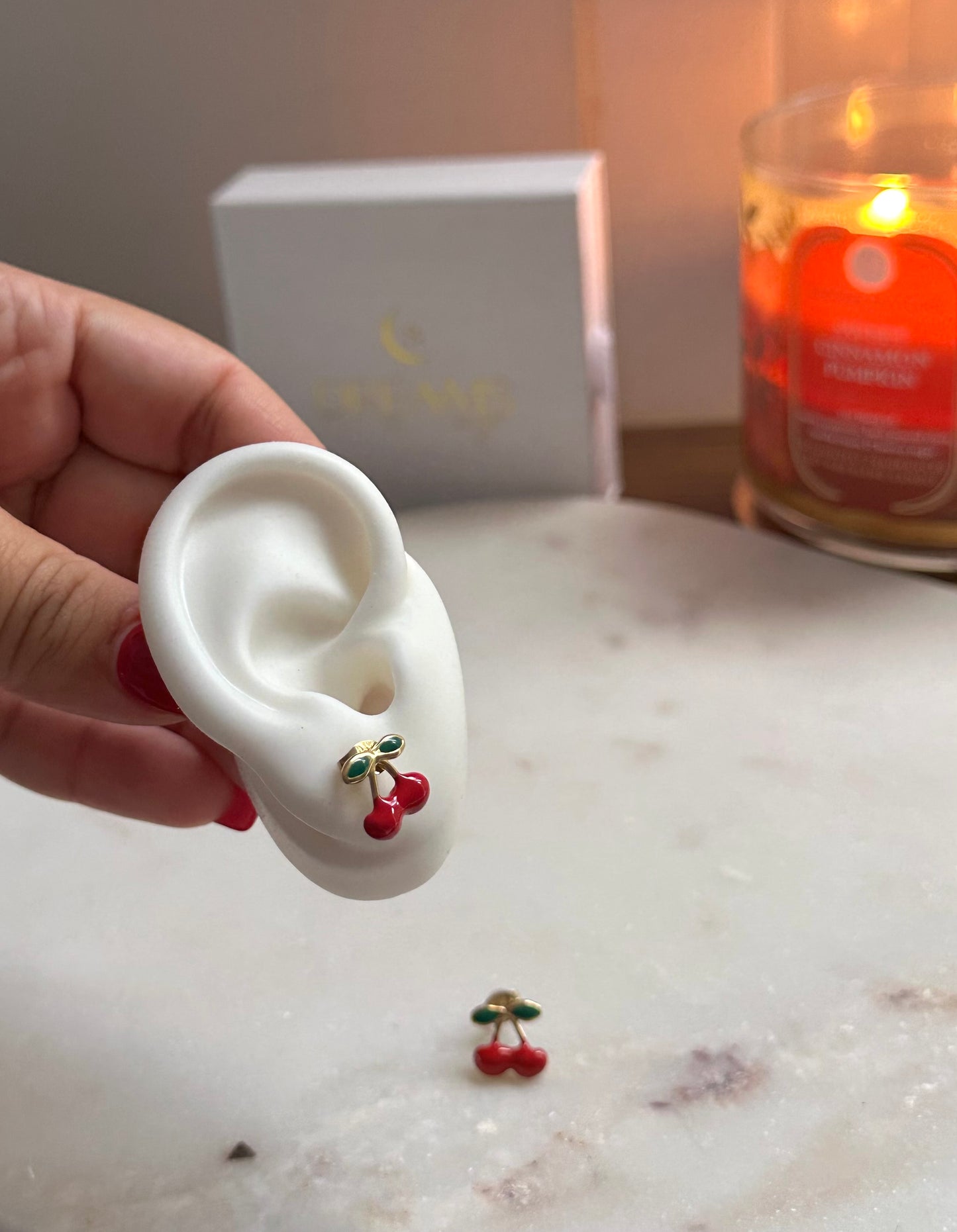 Cherry Love - Aretes