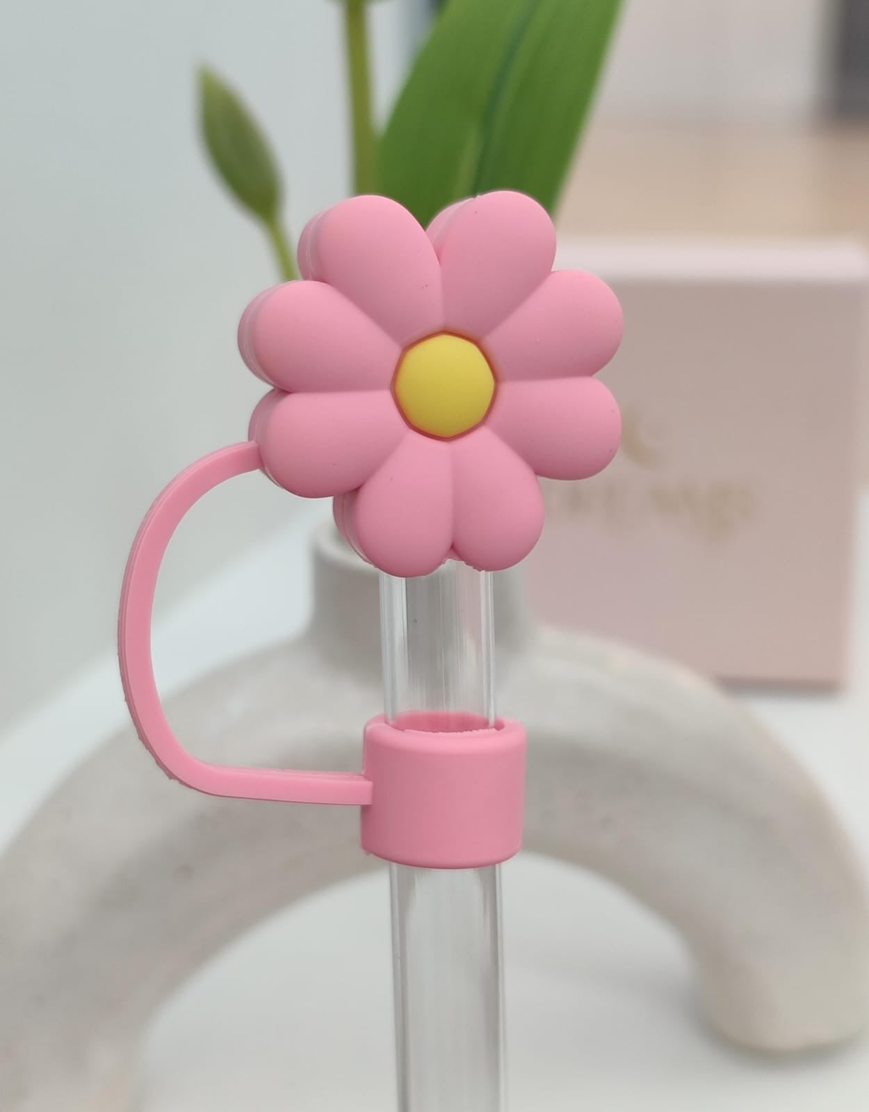 Protector de Pajilla - Tema: Medicina - Flores y más.