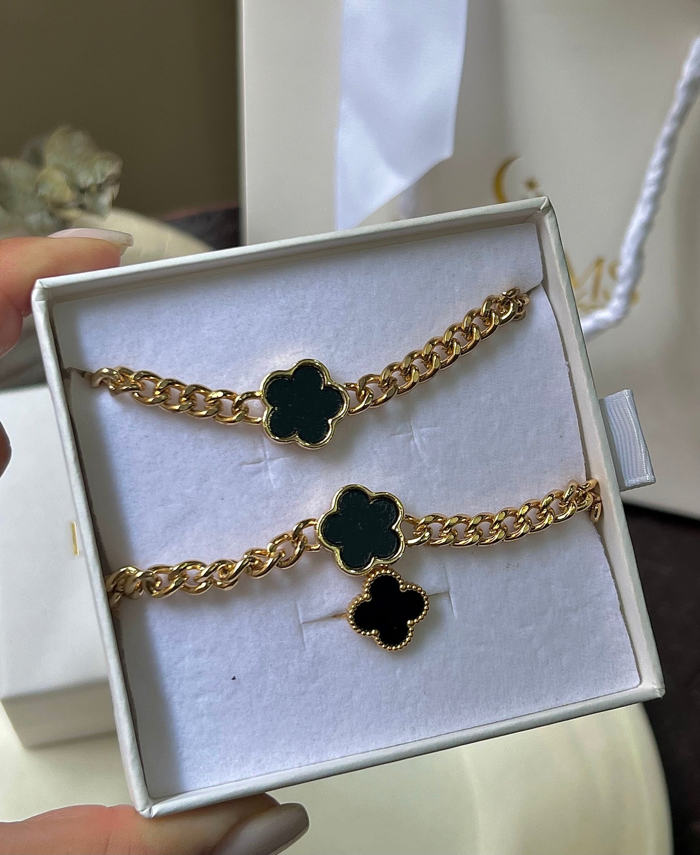 Set Black & Gold - Chunky Van Cleef