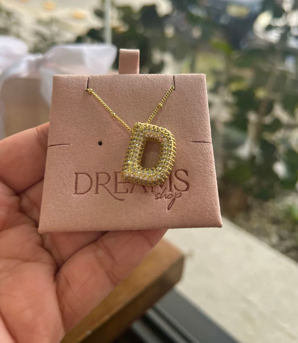 Collar Letra Bubble