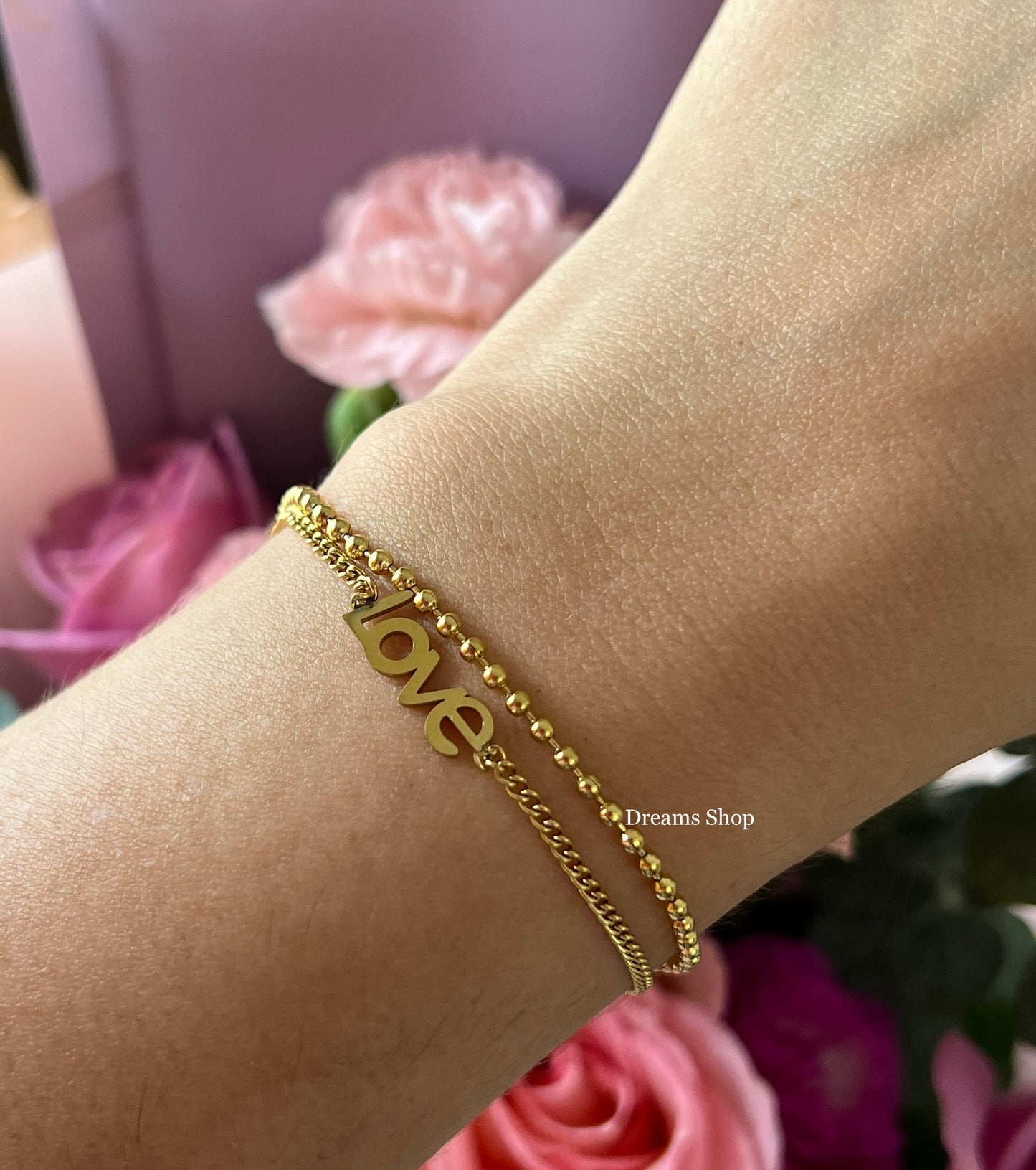 LOVE doble brazalete