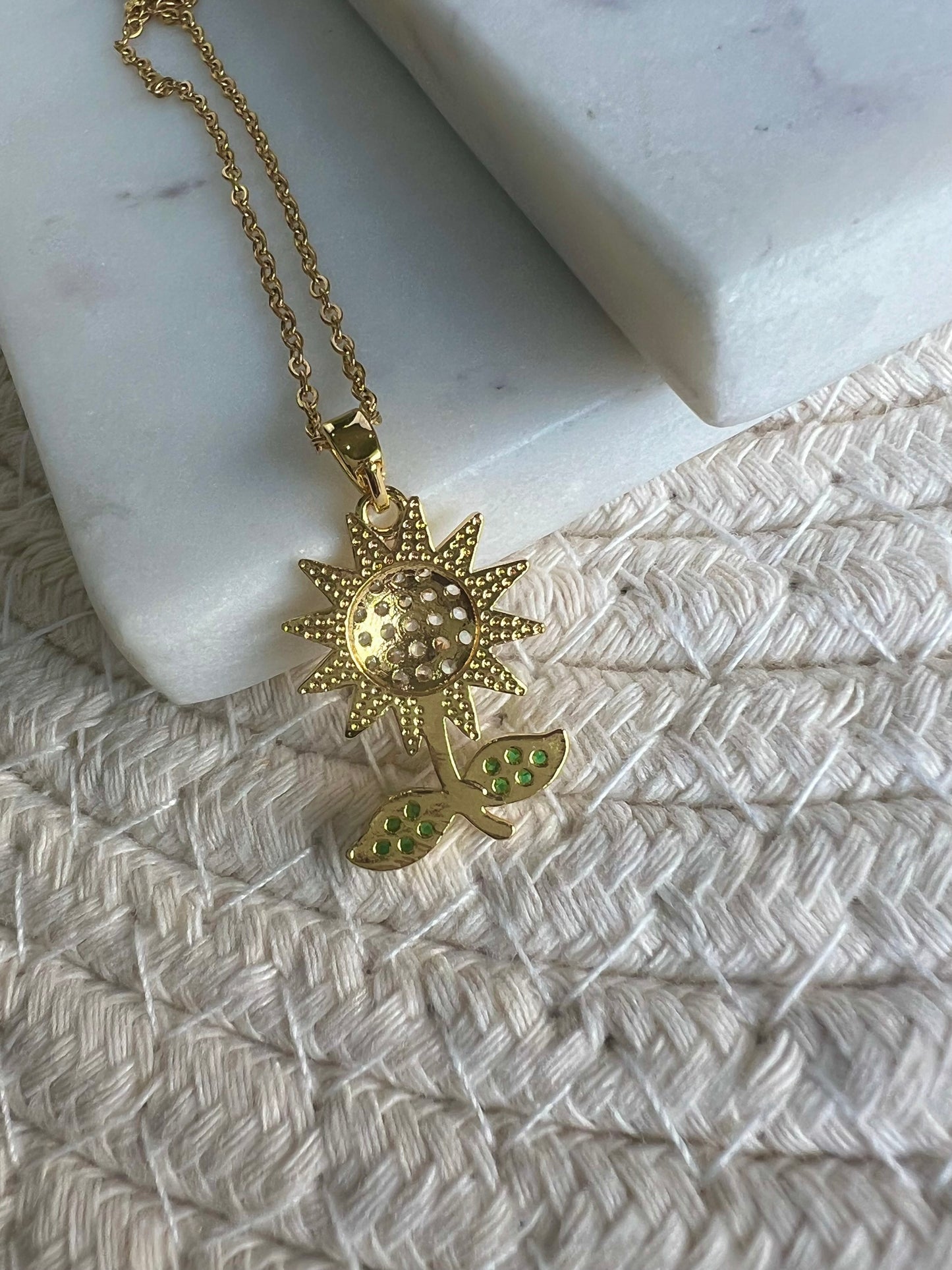 Collar Girasol - Gold