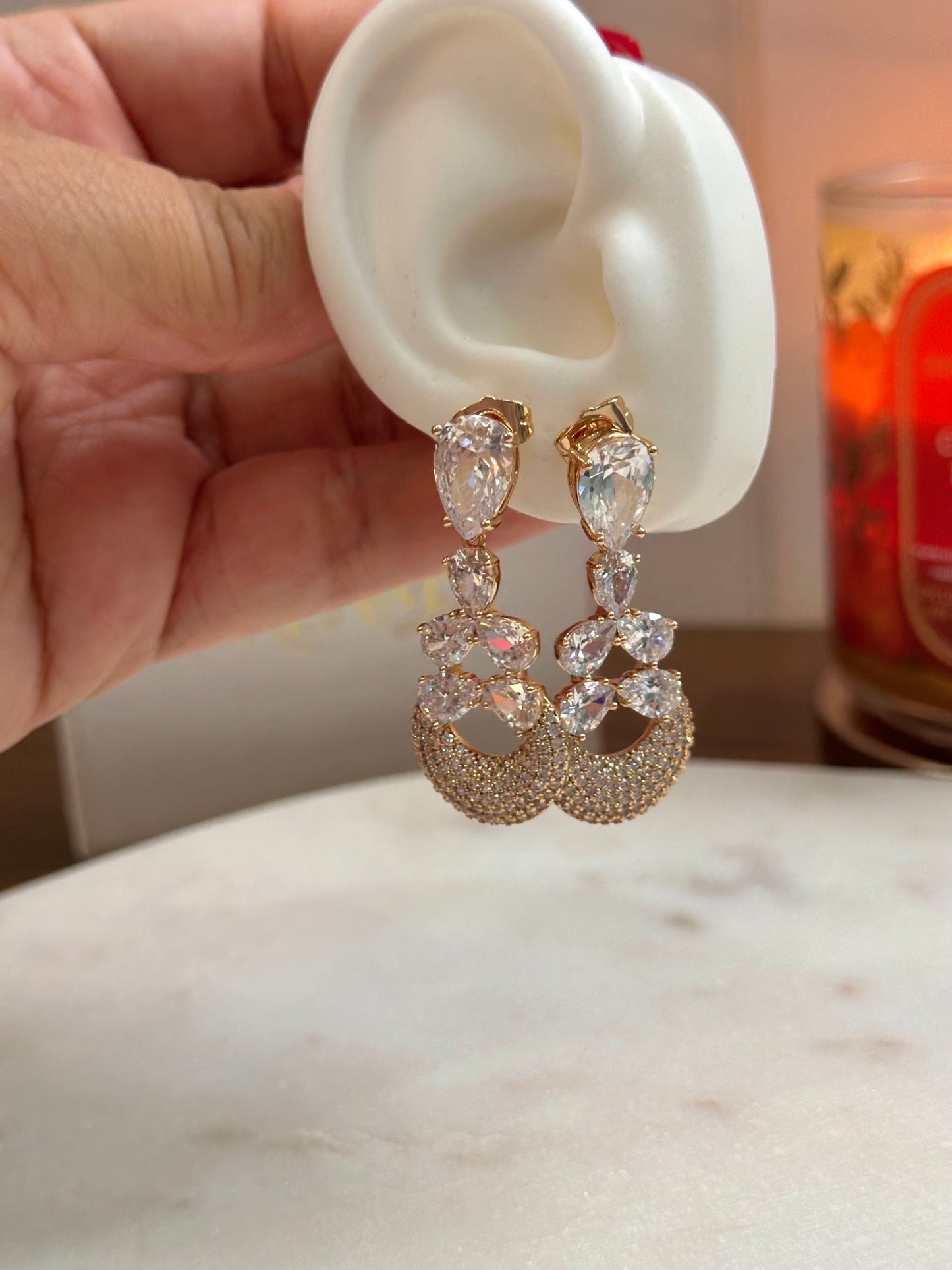 Golden Rain - Aretes