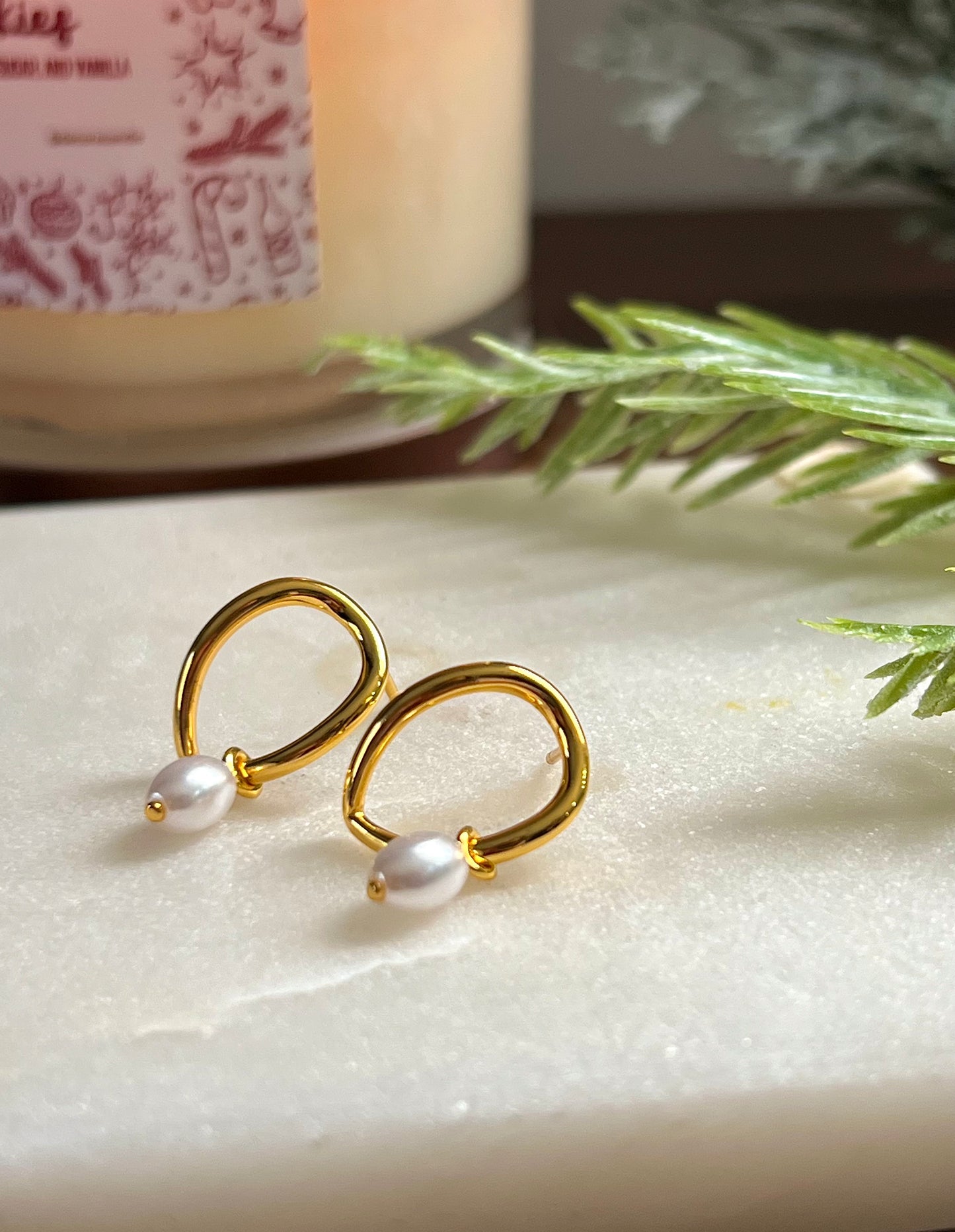 Pendientes de Perla