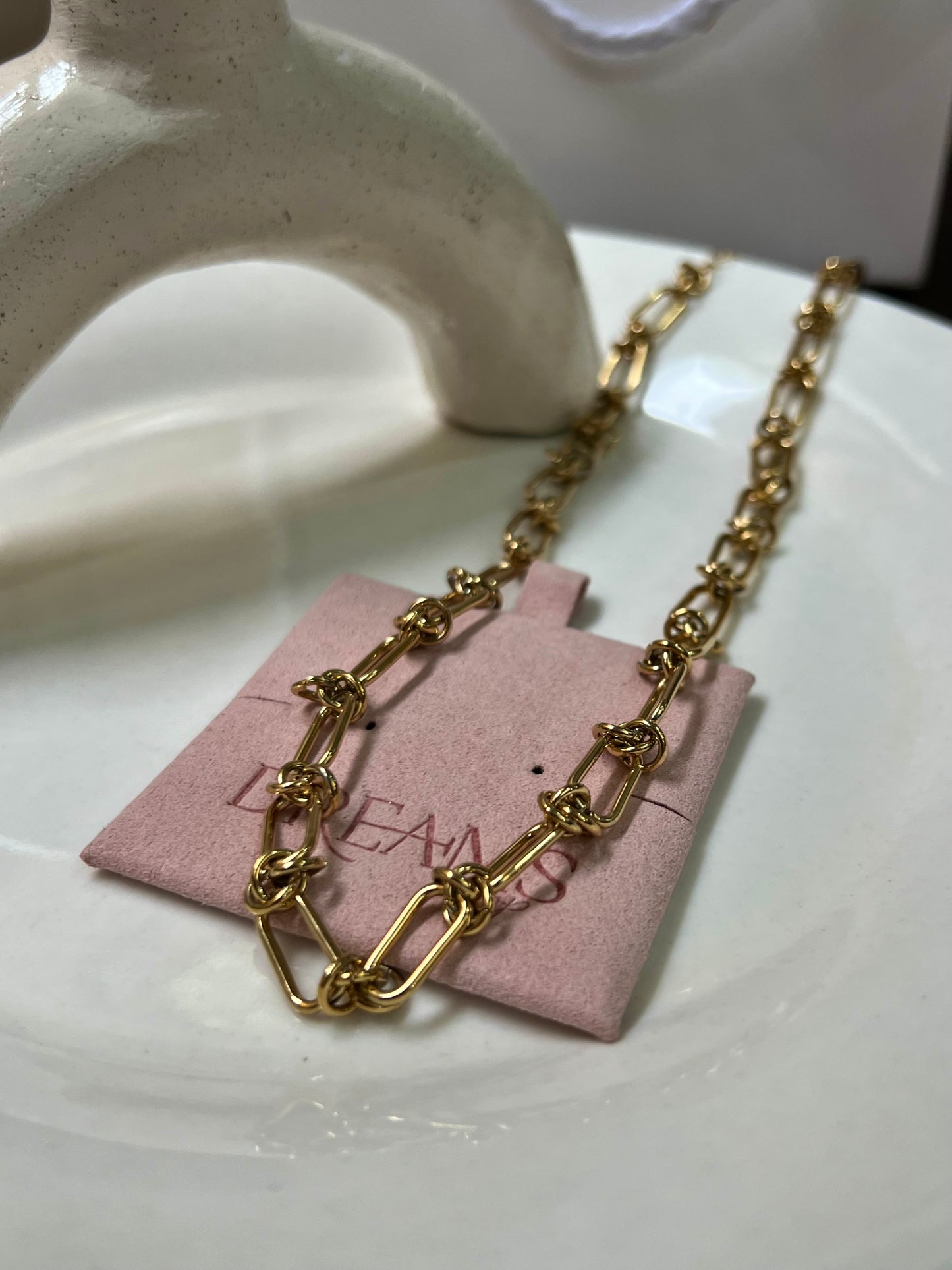 Collar Eslabones y Nuditos