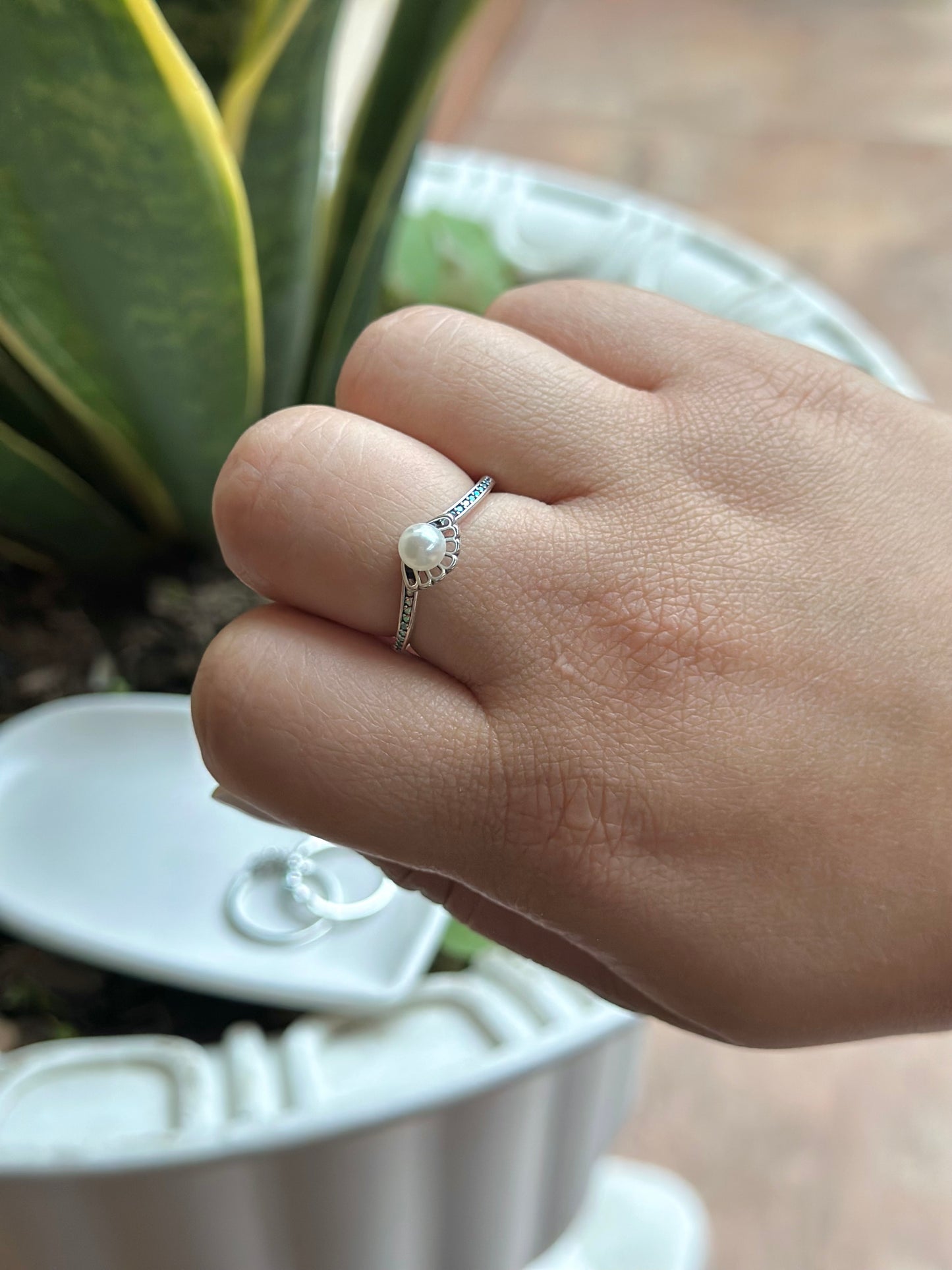 Anillo Perla de Ariel Sirenita - Disney Princesa