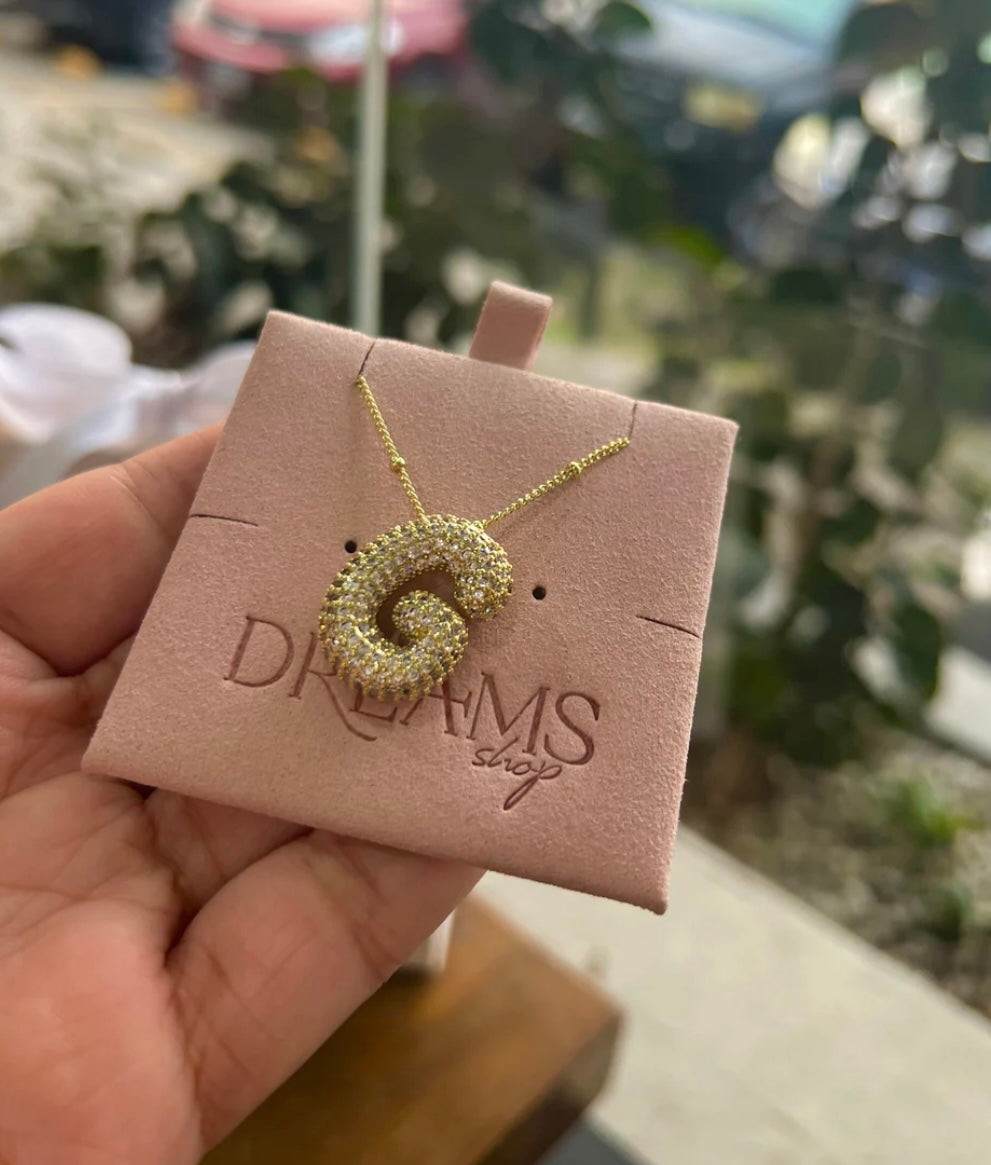 Collar Letra Bubble