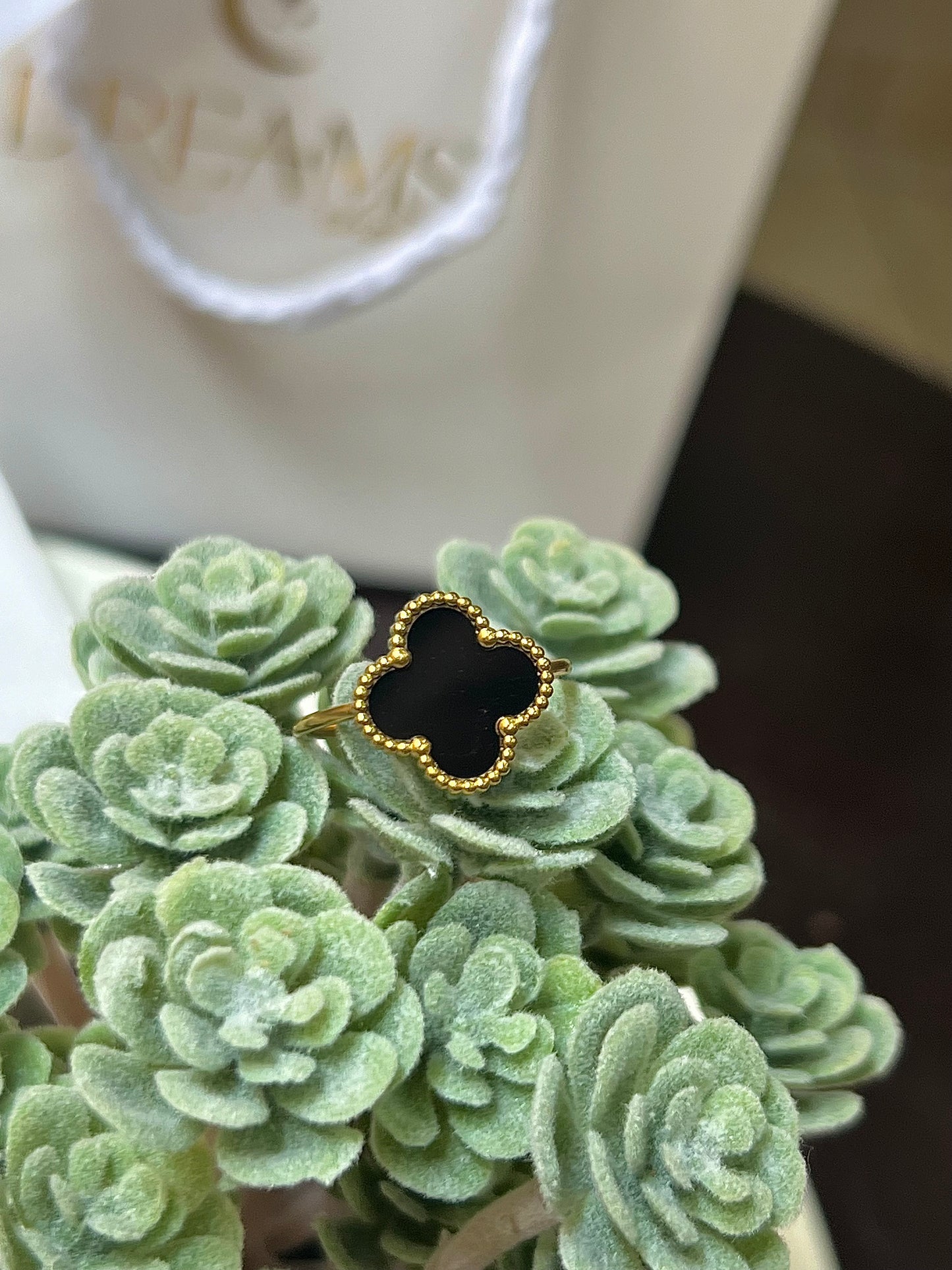 Anillo Black & Gold - Van Cleef