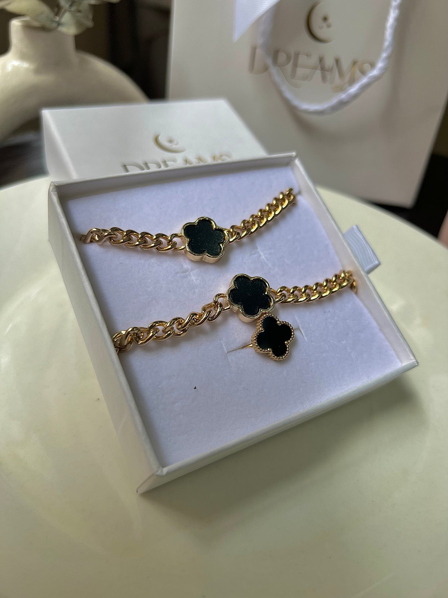 Set Black & Gold - Chunky Van Cleef