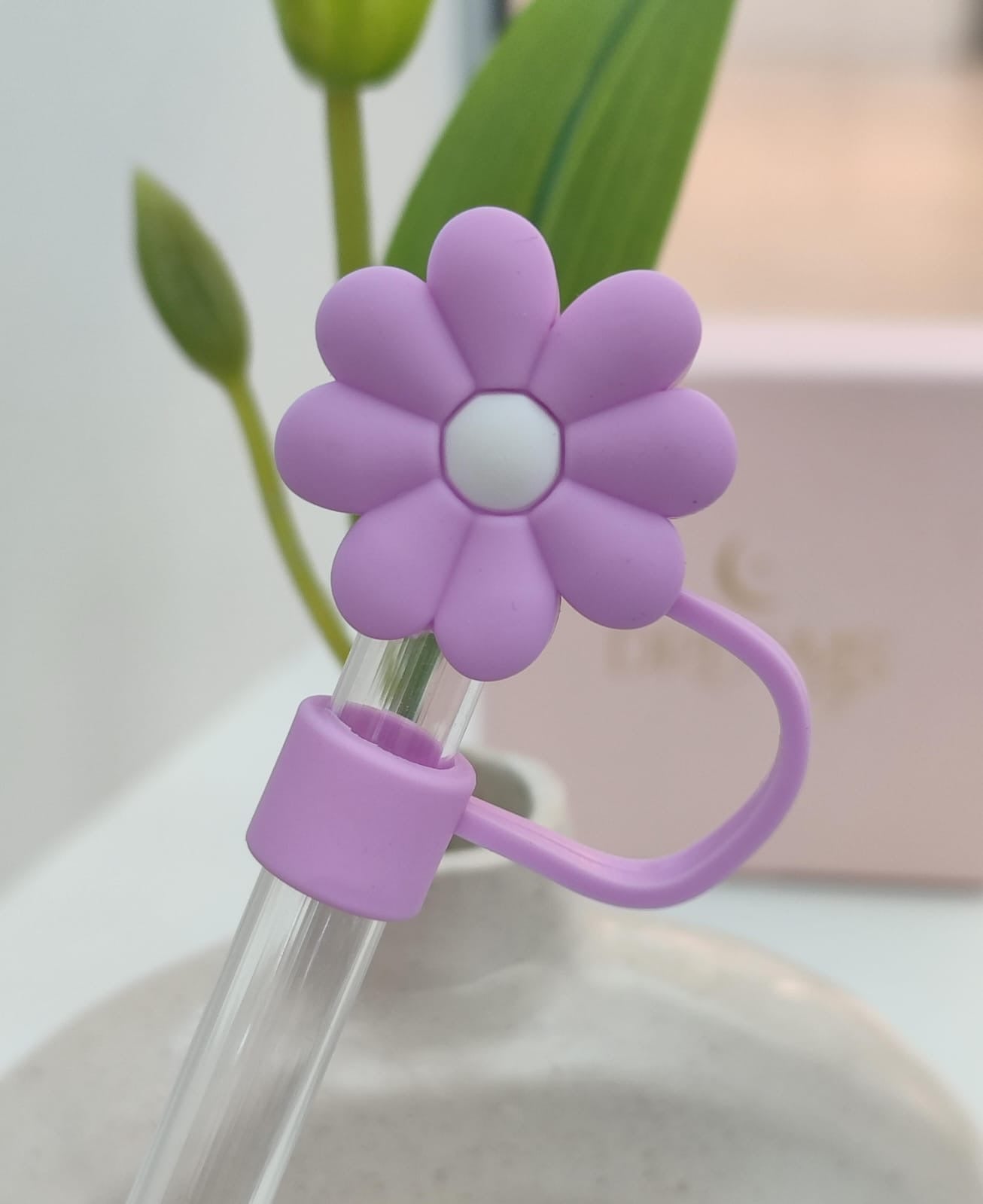 Protector de Pajilla - Tema: Medicina - Flores y más.