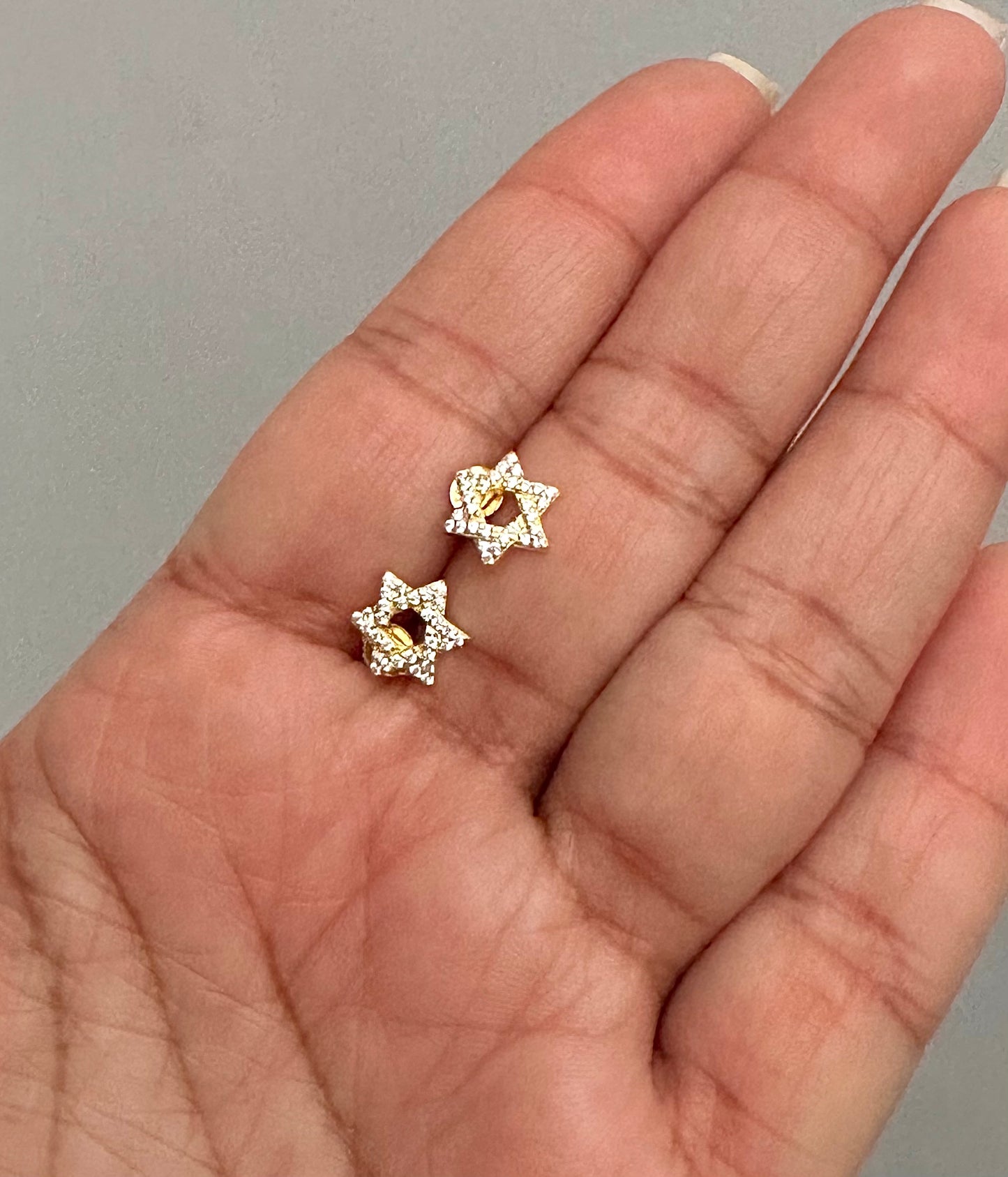 Aretes Estrella de David