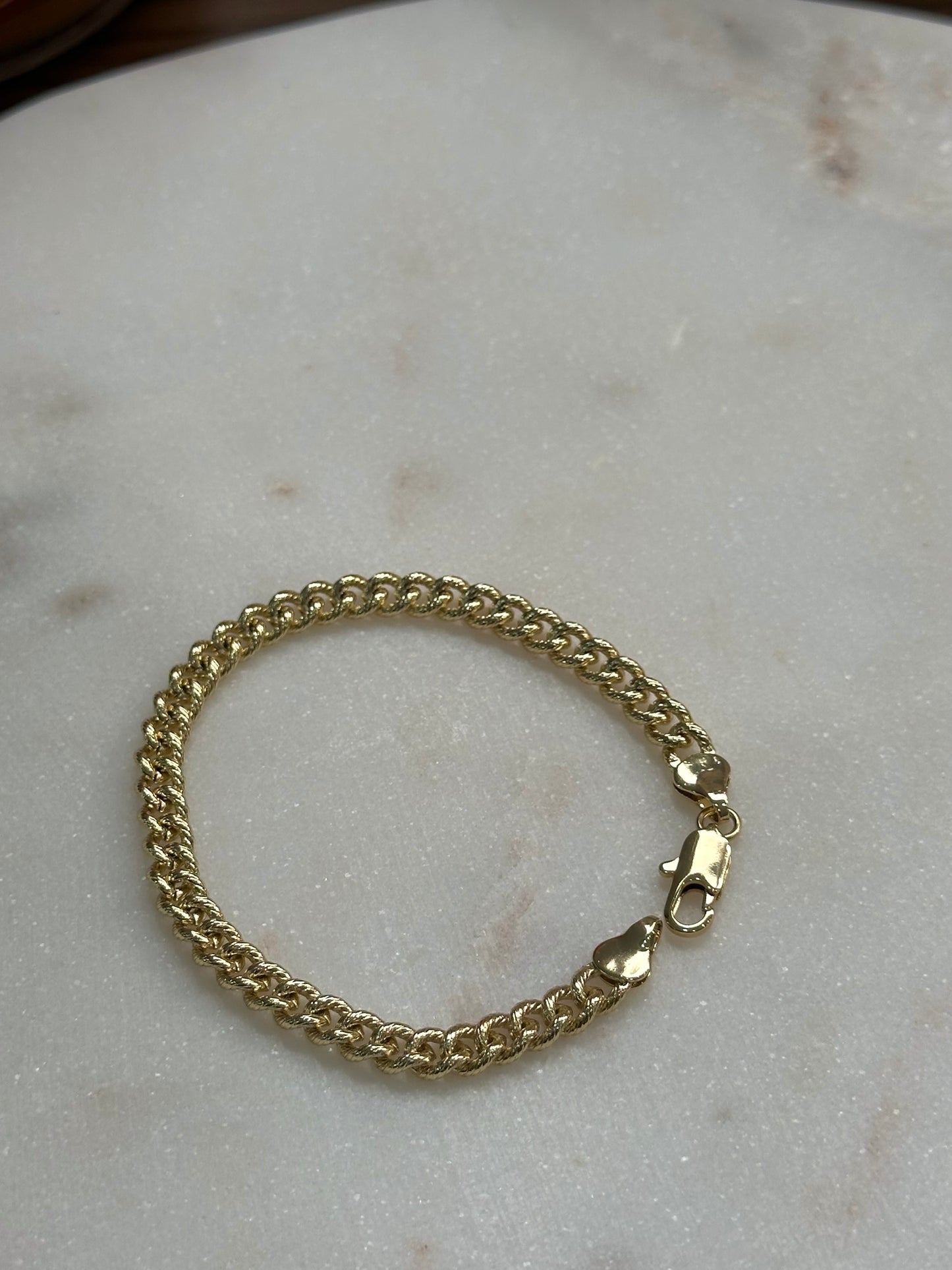 Brazalete Cubano Links - Gold