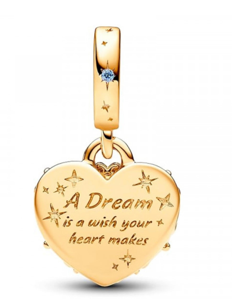 Charm Doble Carroza de Cenicienta Gold