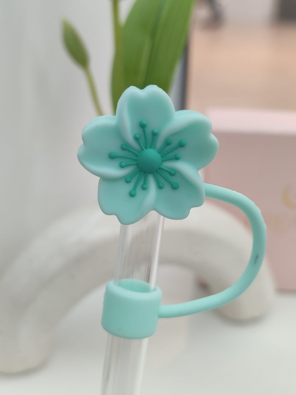 Protector de Pajilla - Tema: Medicina - Flores y más.