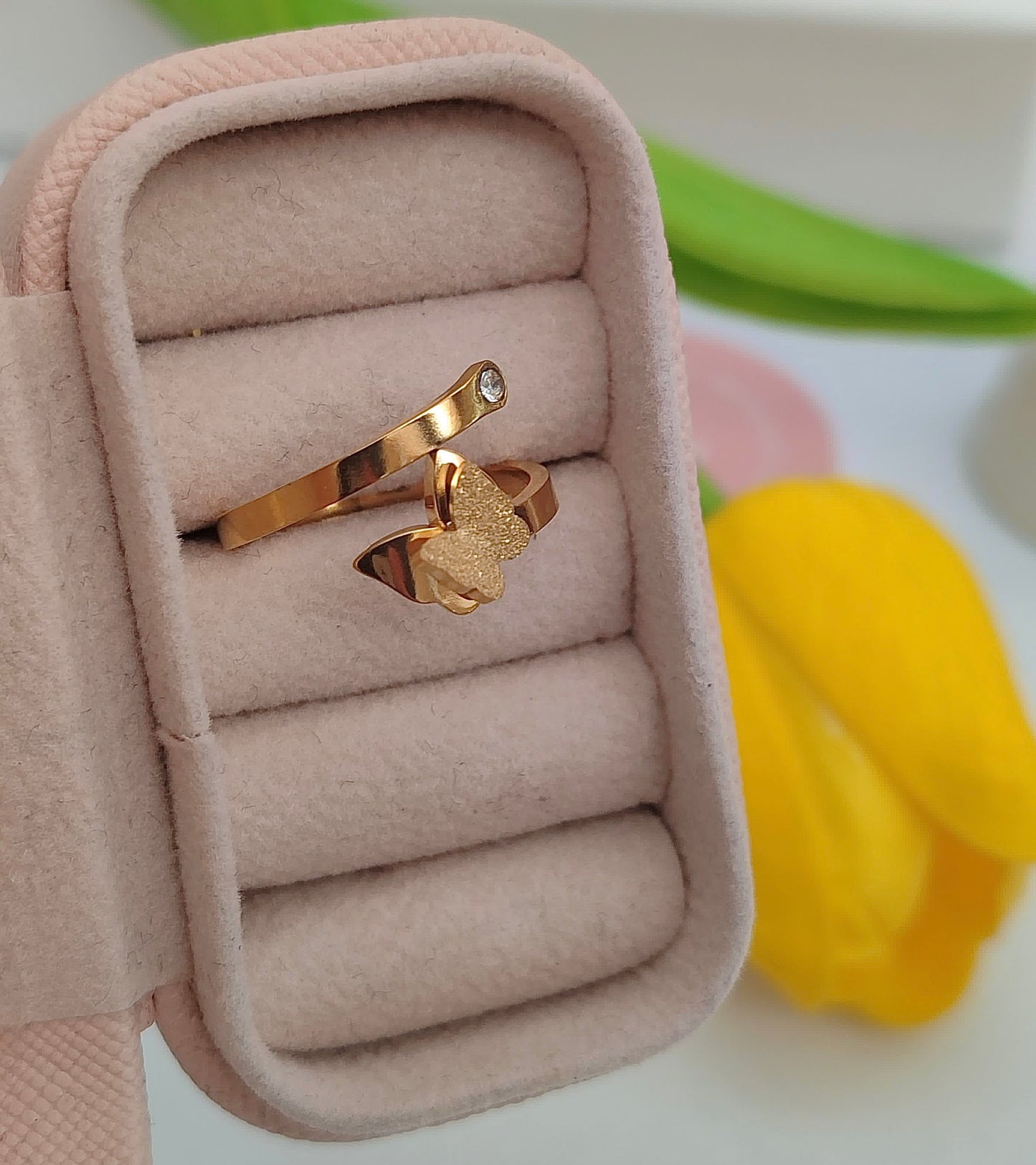 Anillo Mariposa - Ajustable Gold