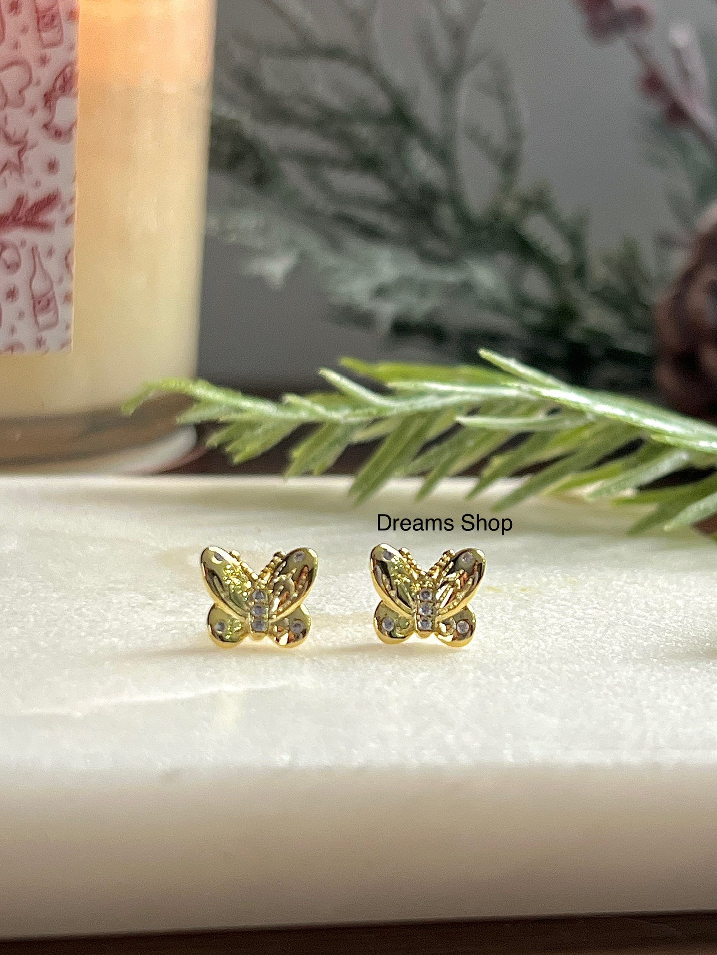 Aretes Mariposa Gold