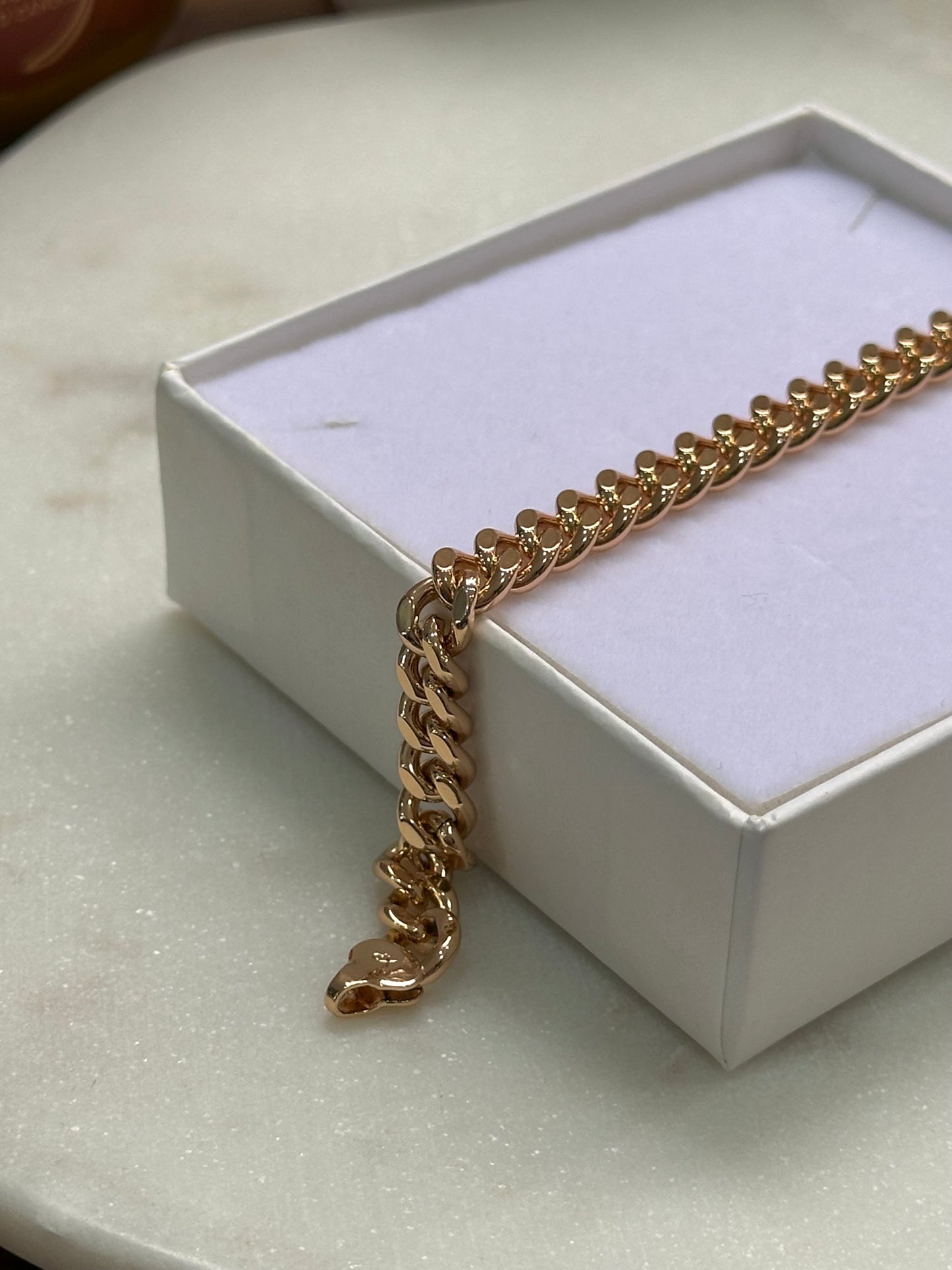 Brazalete Cubano - Rose Gold