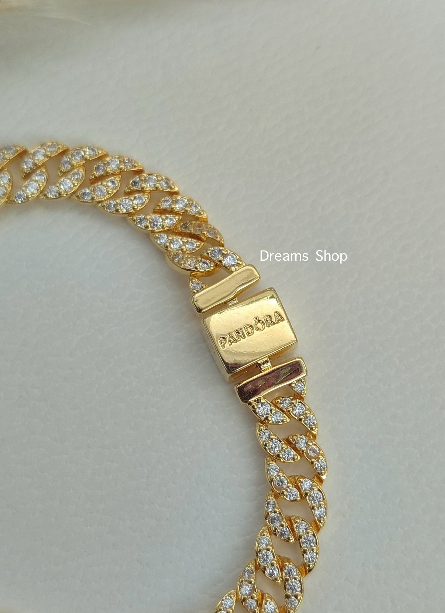 Pulsera de Cadena Pave de Pandora Timeless - Gold