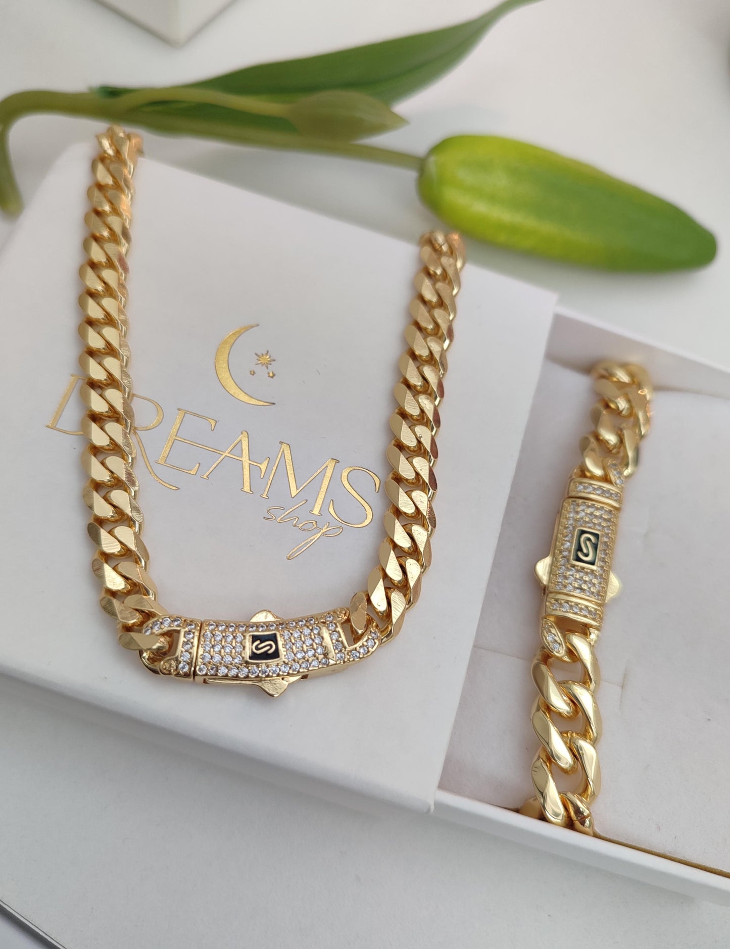Set Mónaco Collar y Brazalete - Gold