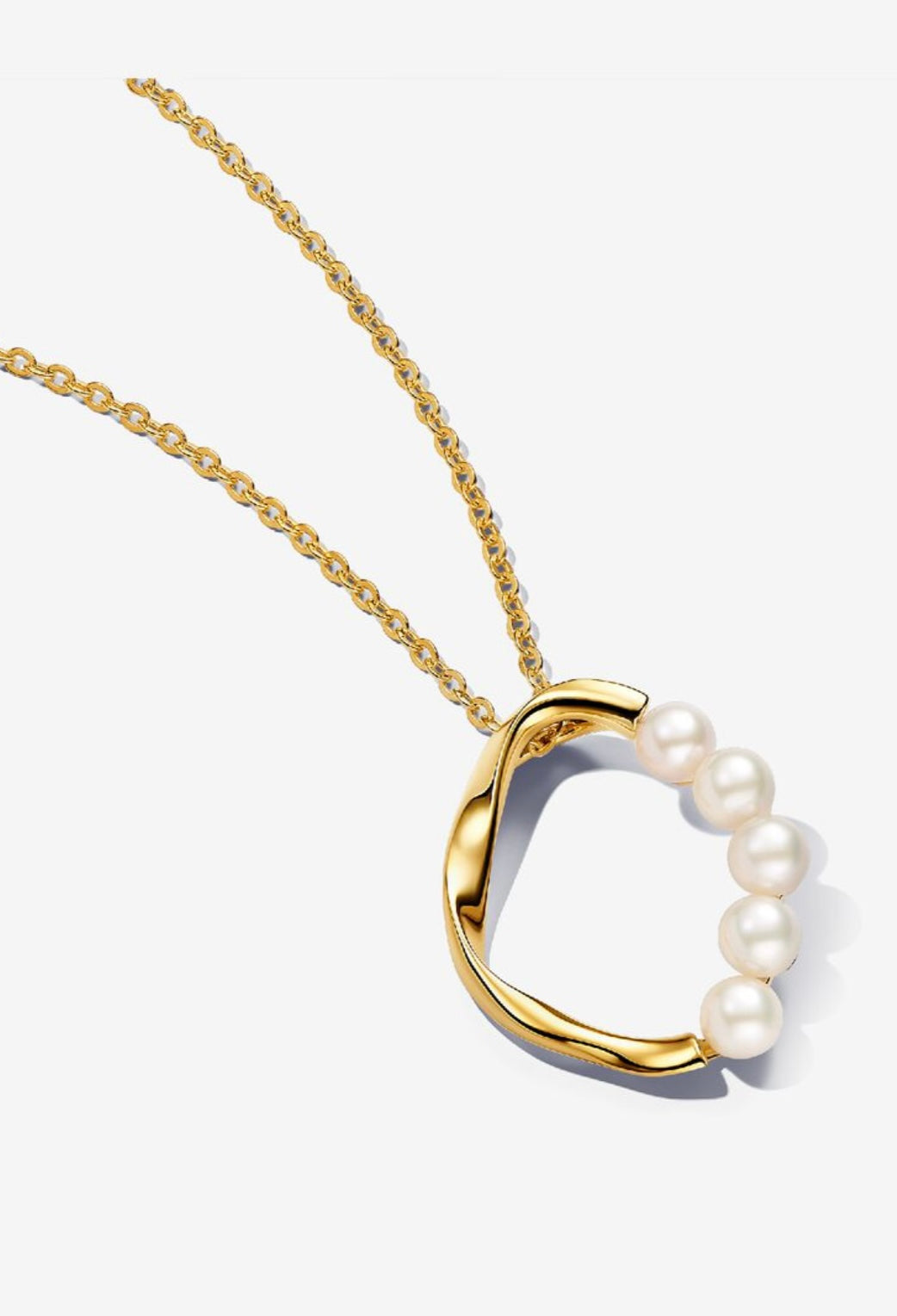 Collar en Círculo y Perlas - Orgánico