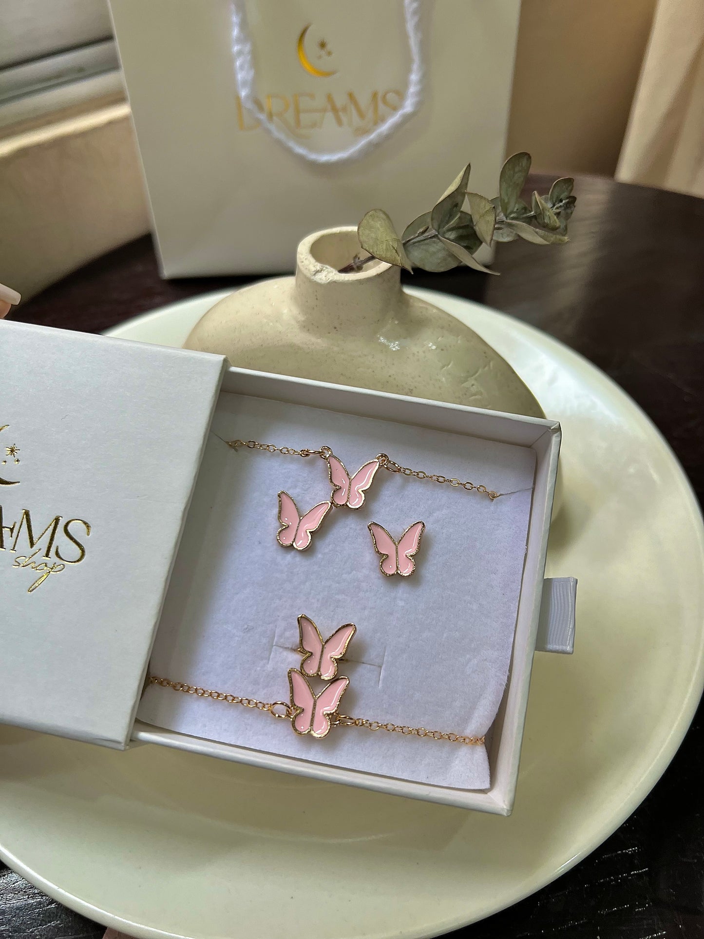 Set de Mariposas Rosa