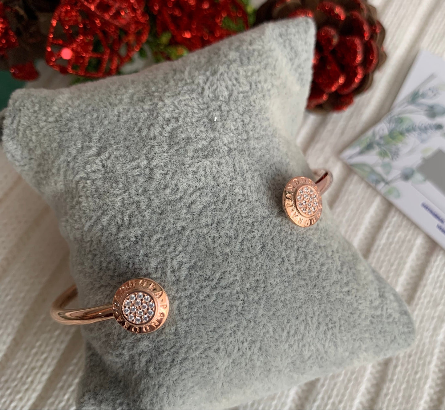 Aro Rígido Abierto Rose Gold