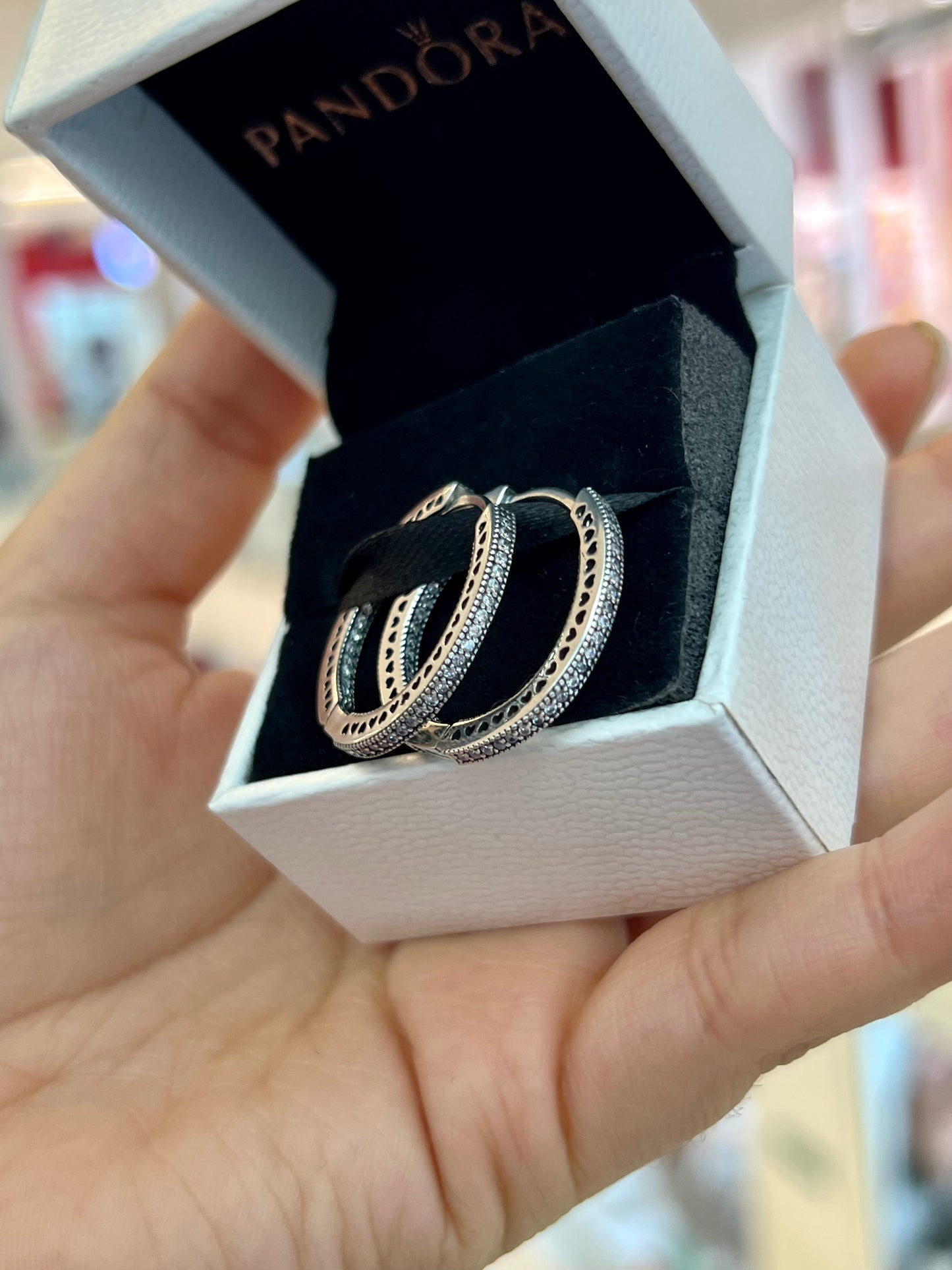 Aretes Corazones Grandes - Talla L