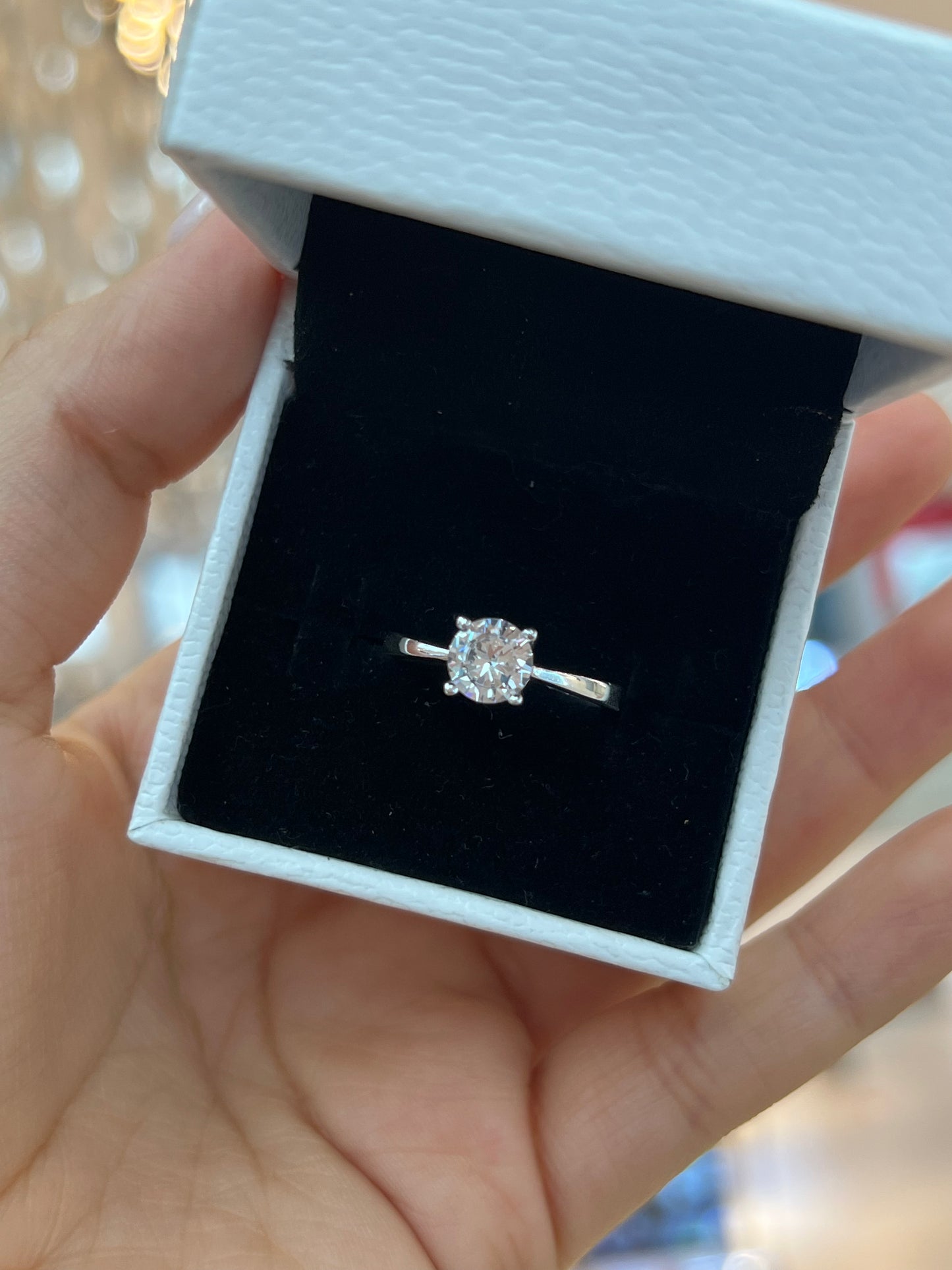 Anillo Solitario Brillante