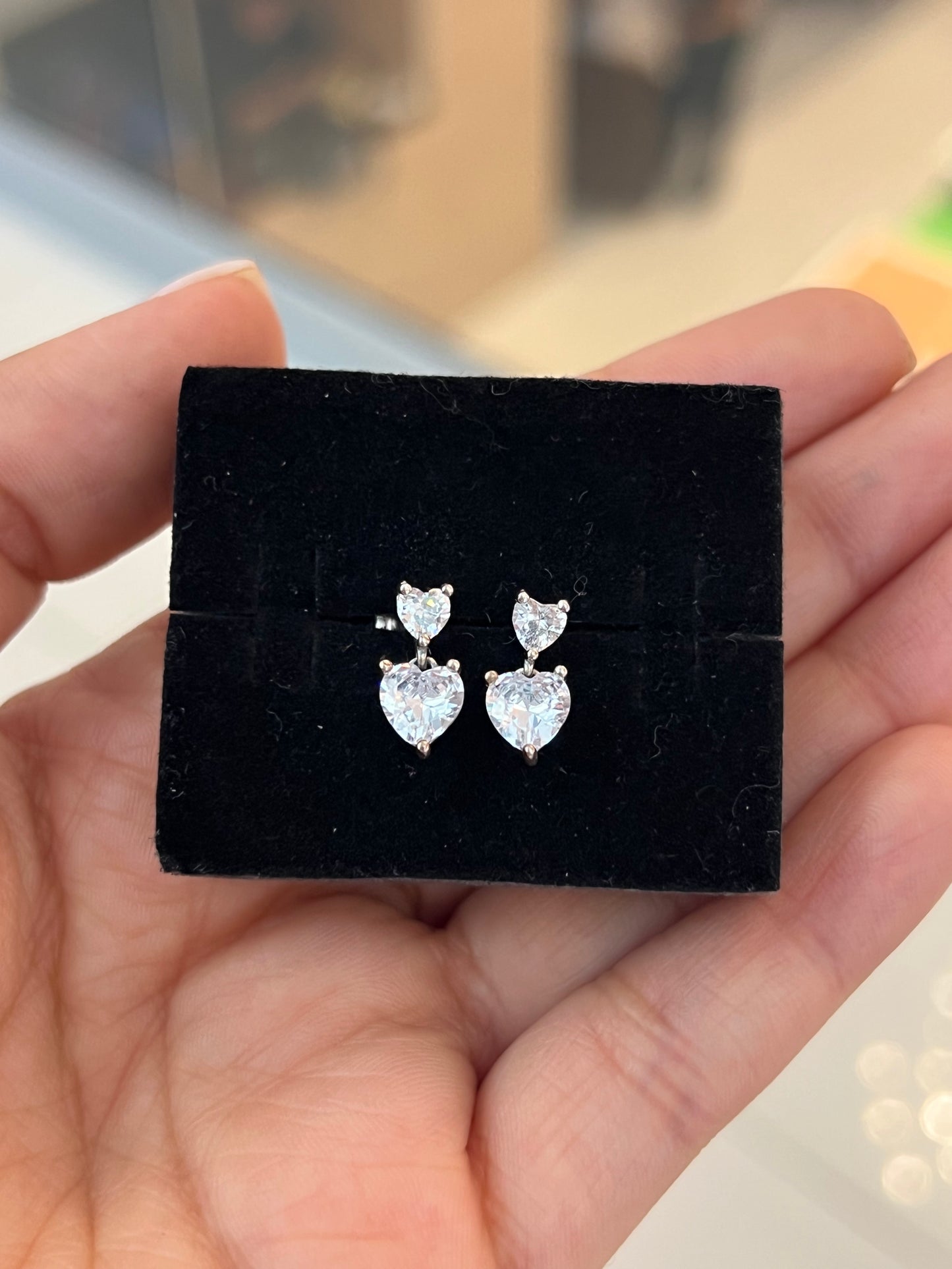 Aretes Doble Corazón