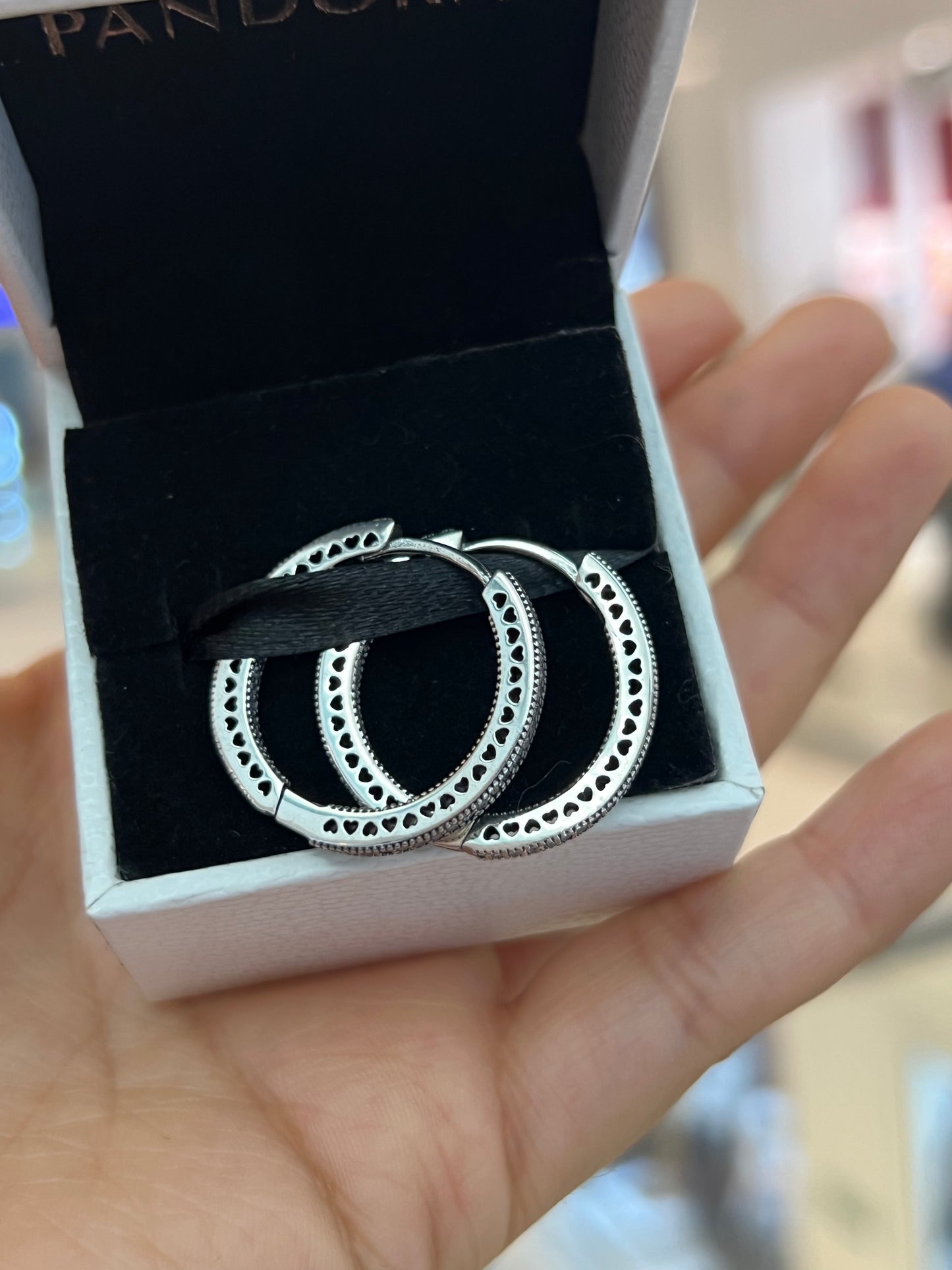 Aretes Corazones Grandes - Talla L