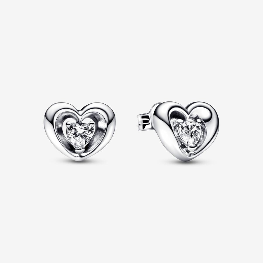 Aretes Corazón Flotante