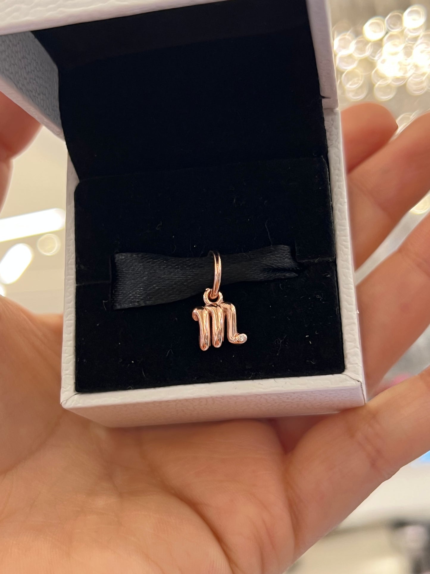 Letra m rose gold - Colgantes